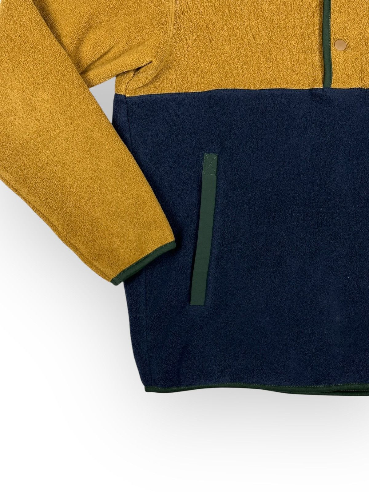 JW Anderson × Uniqlo UNIQLO JW Anderson Fleece Pullover Brown Navy Green M Size US M / EU 48-50 / 2 - 4 Thumbnail