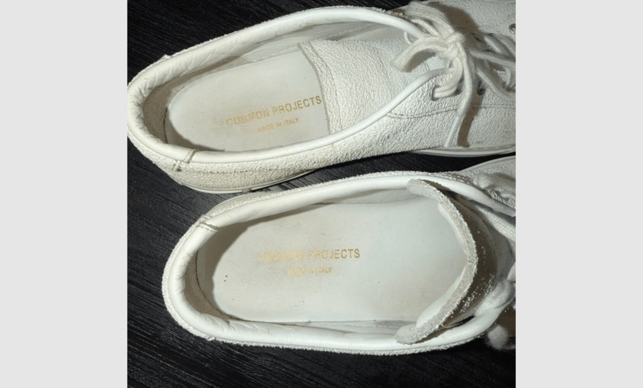 Common Projects Common Projects Achilles Premium Textured Suede White Size US 9.5 / EU 42-43 - 4 Thumbnail