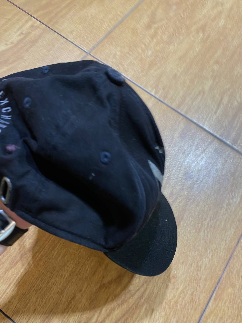 Armani Exchange Hats Vintage black Cap big logo AX Armani Exchange Y2K Size ONE SIZE - 7 Thumbnail