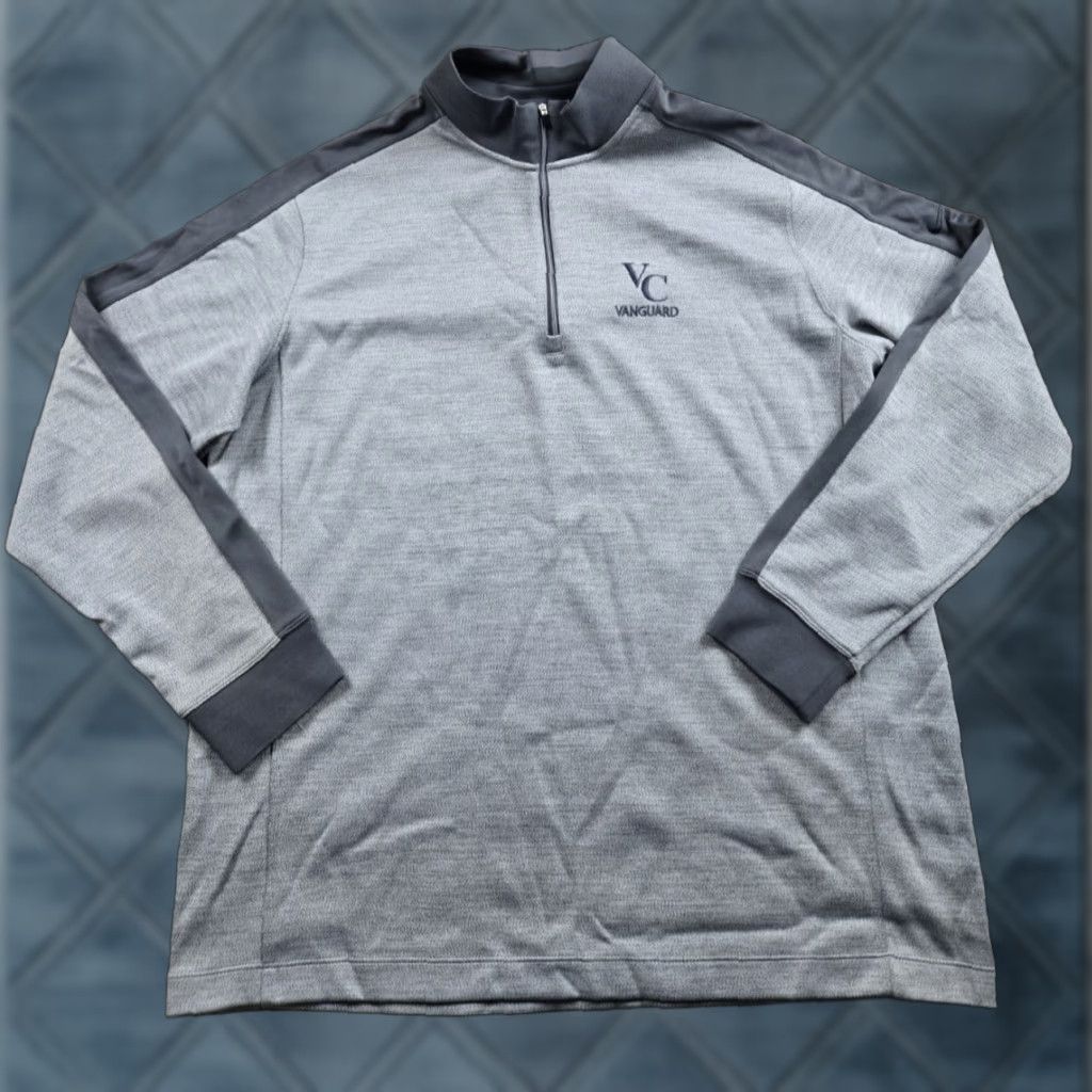 Nike Vanguard Venture Capital 1/4 Zip Pullover XL Mens Gray Nike Dri-Fit Jacket Size US XL / EU 56 / 4 - 1 Thumbnail