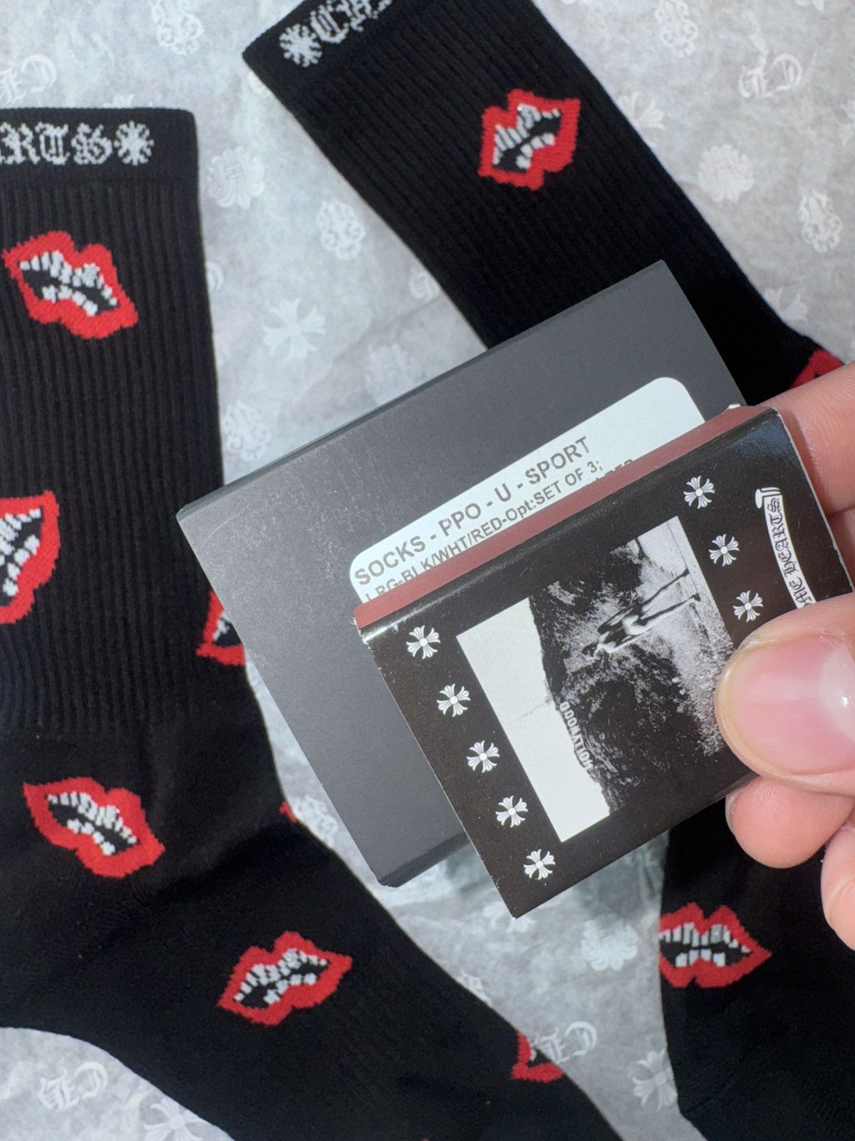 Chrome Hearts Chrome Hearts Matty Boy Socks Size ONE SIZE - 8 Thumbnail