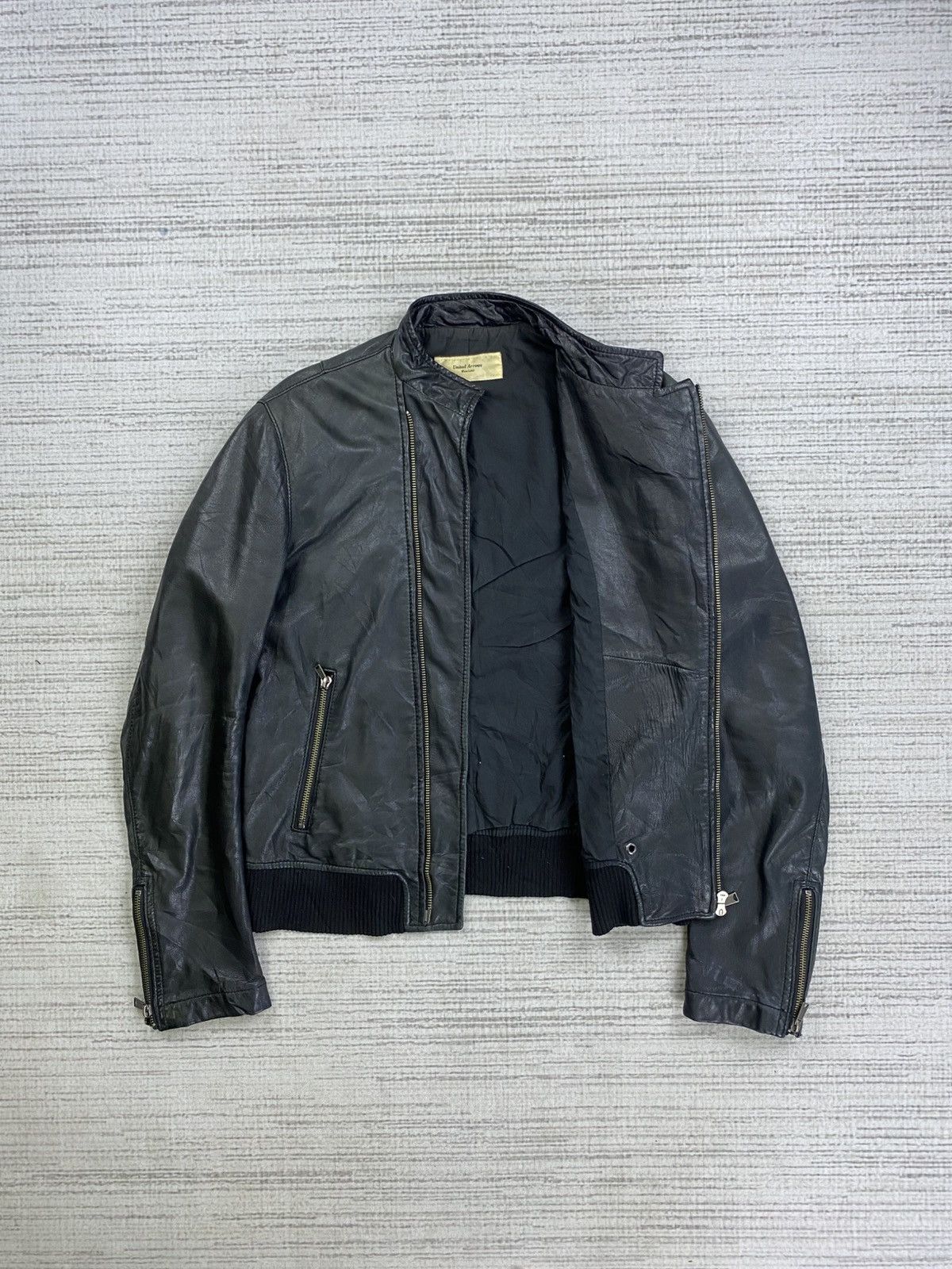 United Arrows × Vintage Vintage United Arrows White Label Leather Jacket Size US M / EU 48-50 / 2 - 5 Thumbnail