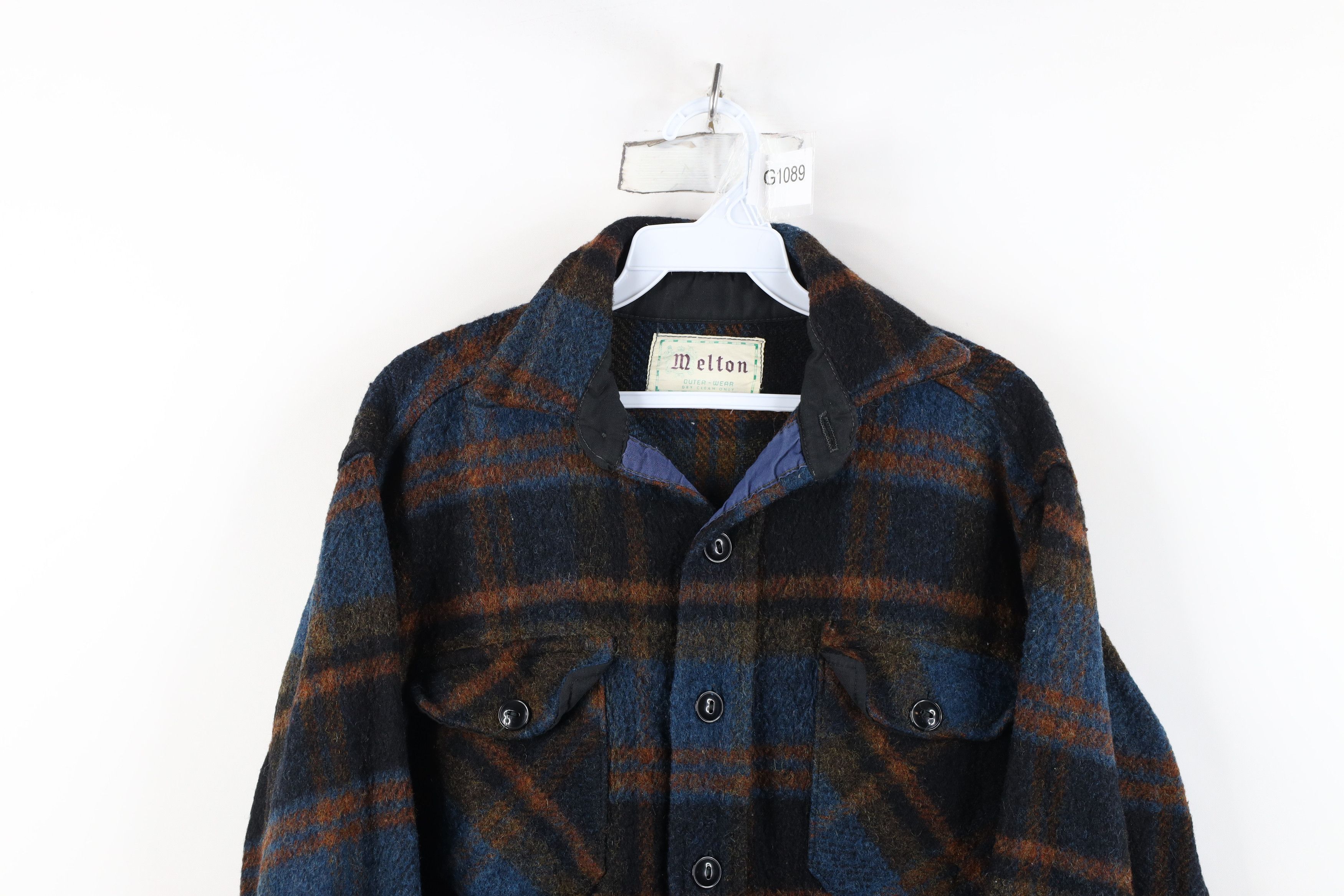 Vintage Vintage 50s 60s Streetwear Shirt Jacket Jac Shirt Plaid USA Size US M / EU 48-50 / 2 - 2 Thumbnail