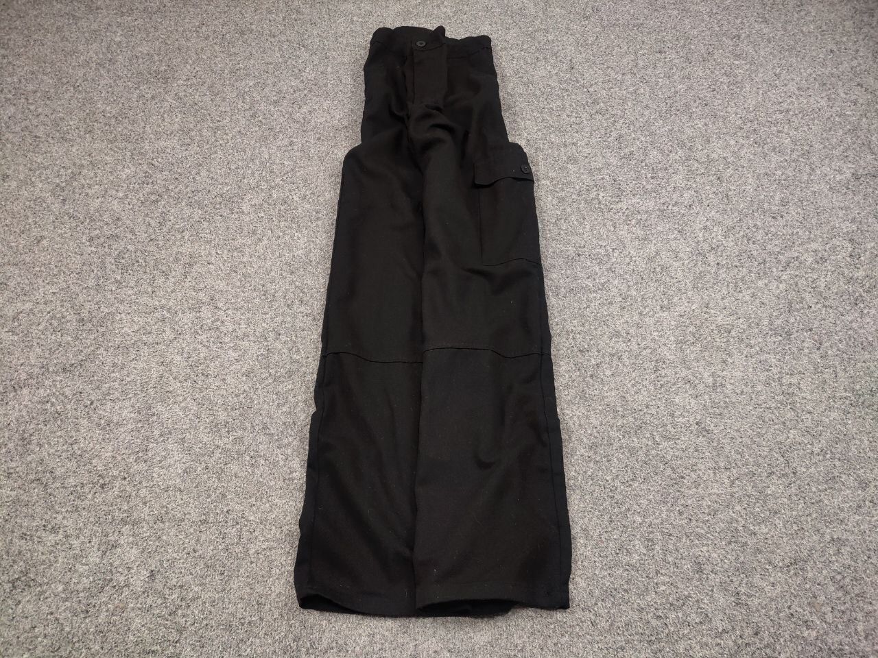 Other Vintage 90's Japanese Baggy Black Pocket Cargo Pants Size US 36 / EU 52 - 2 Thumbnail