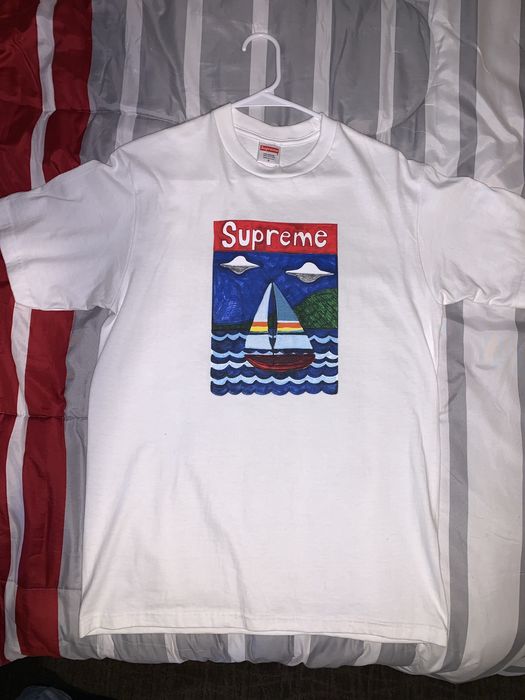 Supreme 2024 sailboat shirt