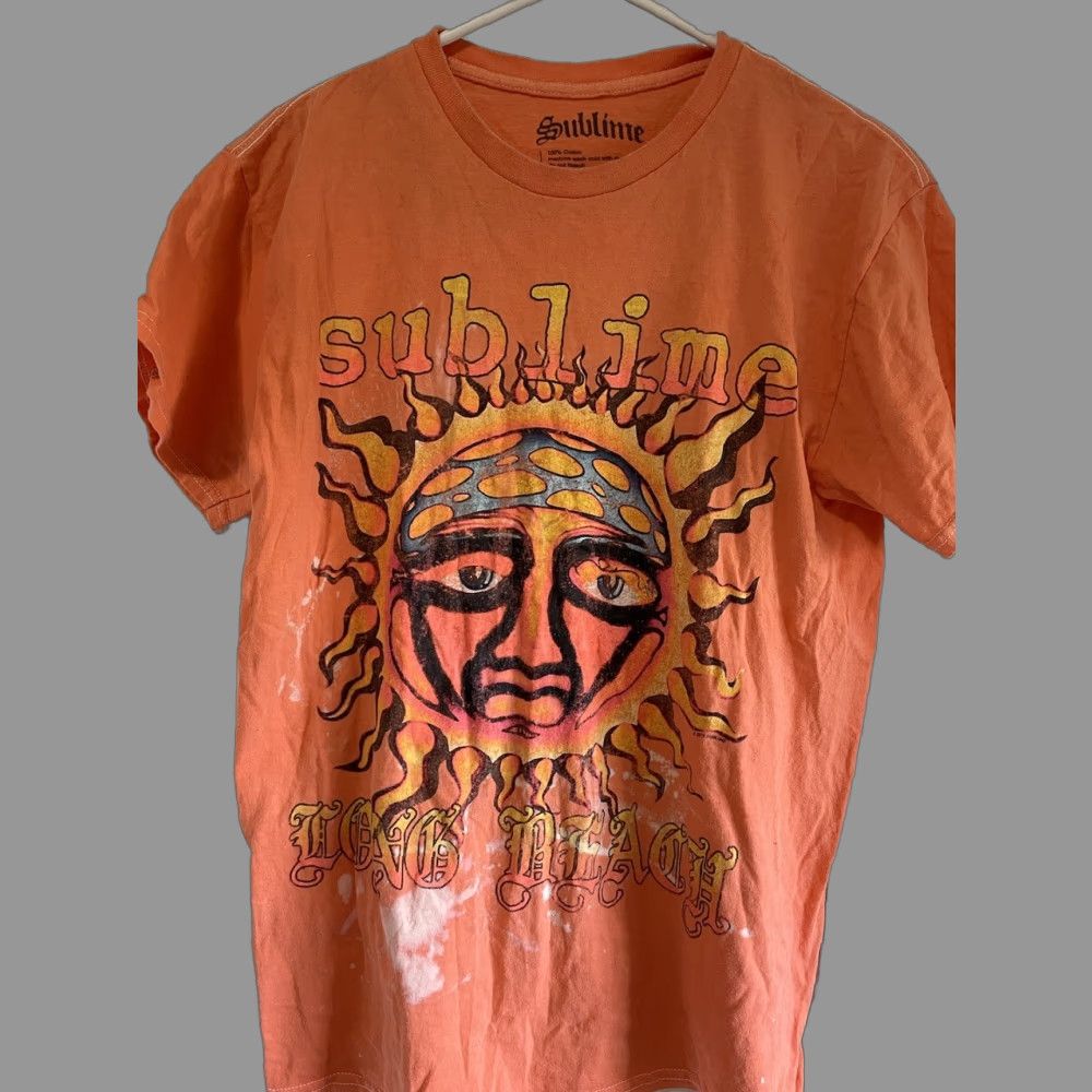 Logo 7 SUBLIME Logo Long Sleeve T-Shirt Beach Punk 90s Mens Small Orange Size US S / EU 44-46 / 1 - 1 Thumbnail