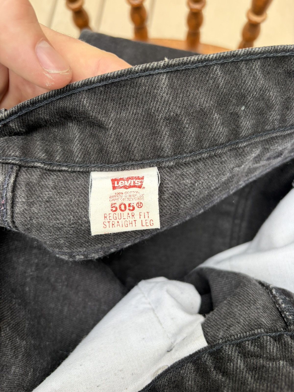Levi's Levi’s Black 505s Orange Label sz 31 Size US 31 - 5 Thumbnail