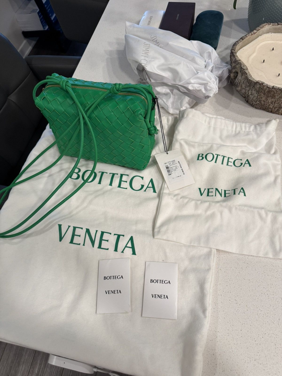 Bottega Veneta Bottega Veneta Medium Nodini Intrecciato Leather Bag Size ONE SIZE - 1 Thumbnail