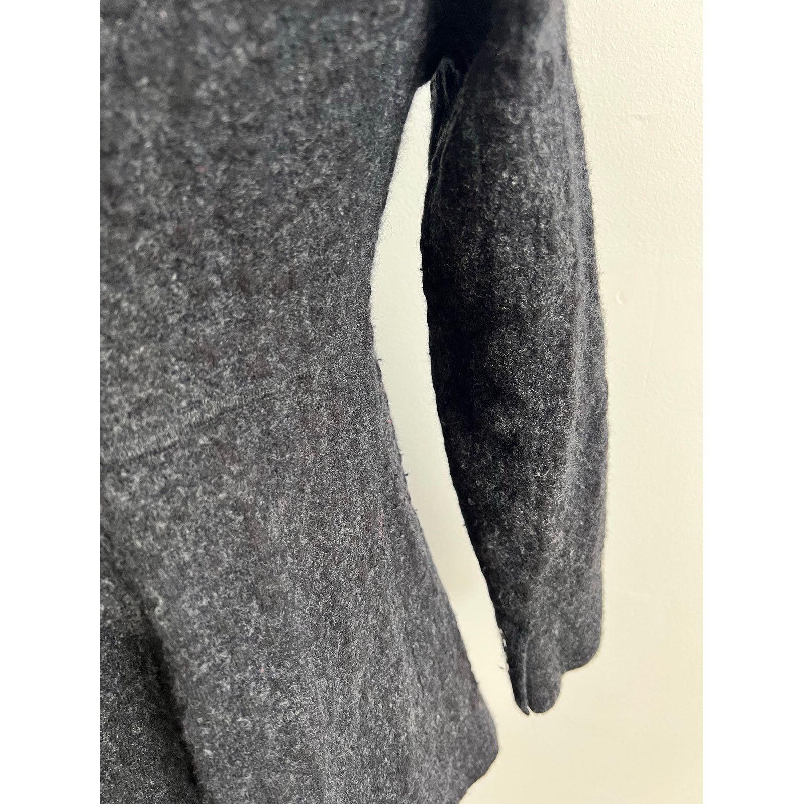 Eileen Fisher Eileen Fisher Button Up Wool Blend Gray Jacket Small Size S / US 4 / IT 40 - 6 Thumbnail