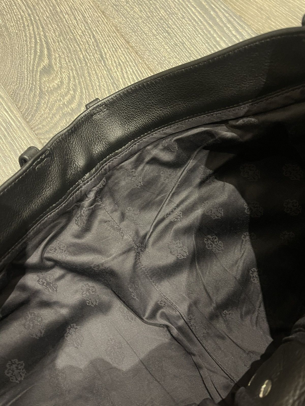 Chrome Hearts Cross Patch Leather Pants Size US 32 / EU 48 - 4 Thumbnail