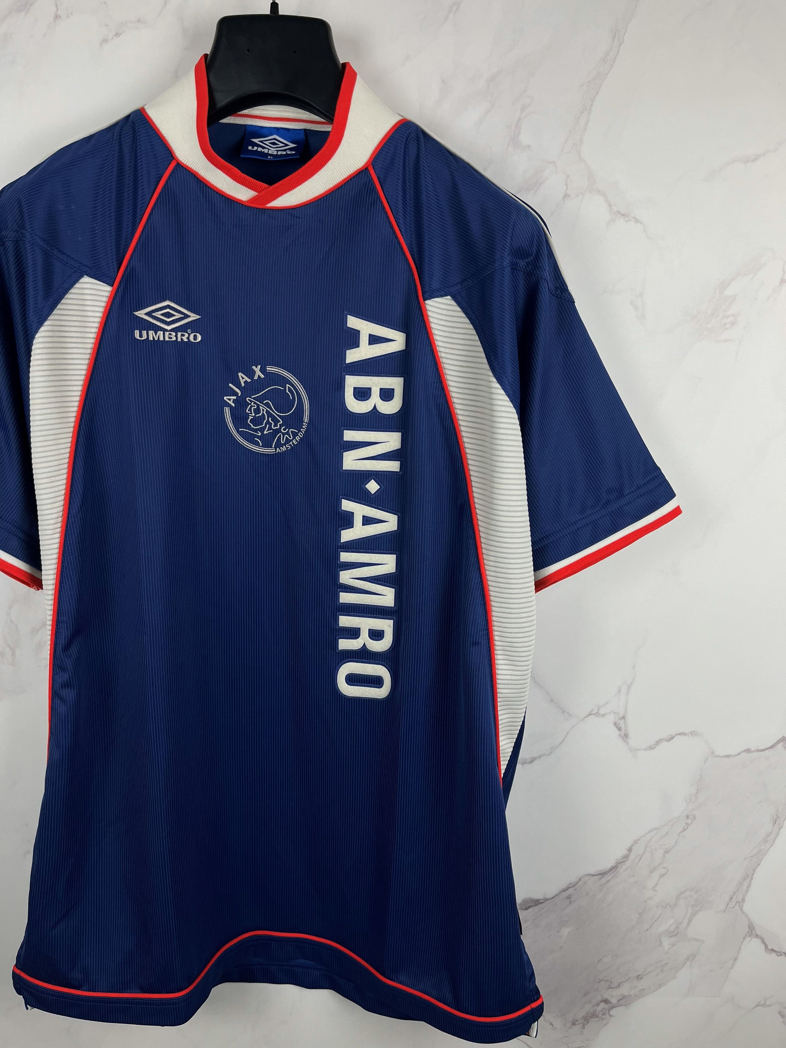 Umbro × Vintage Vintage Umbro Ajax Amsterdam Football Jersey 99 - 00 Season Size US XL / EU 56 / 4 - 3 Thumbnail