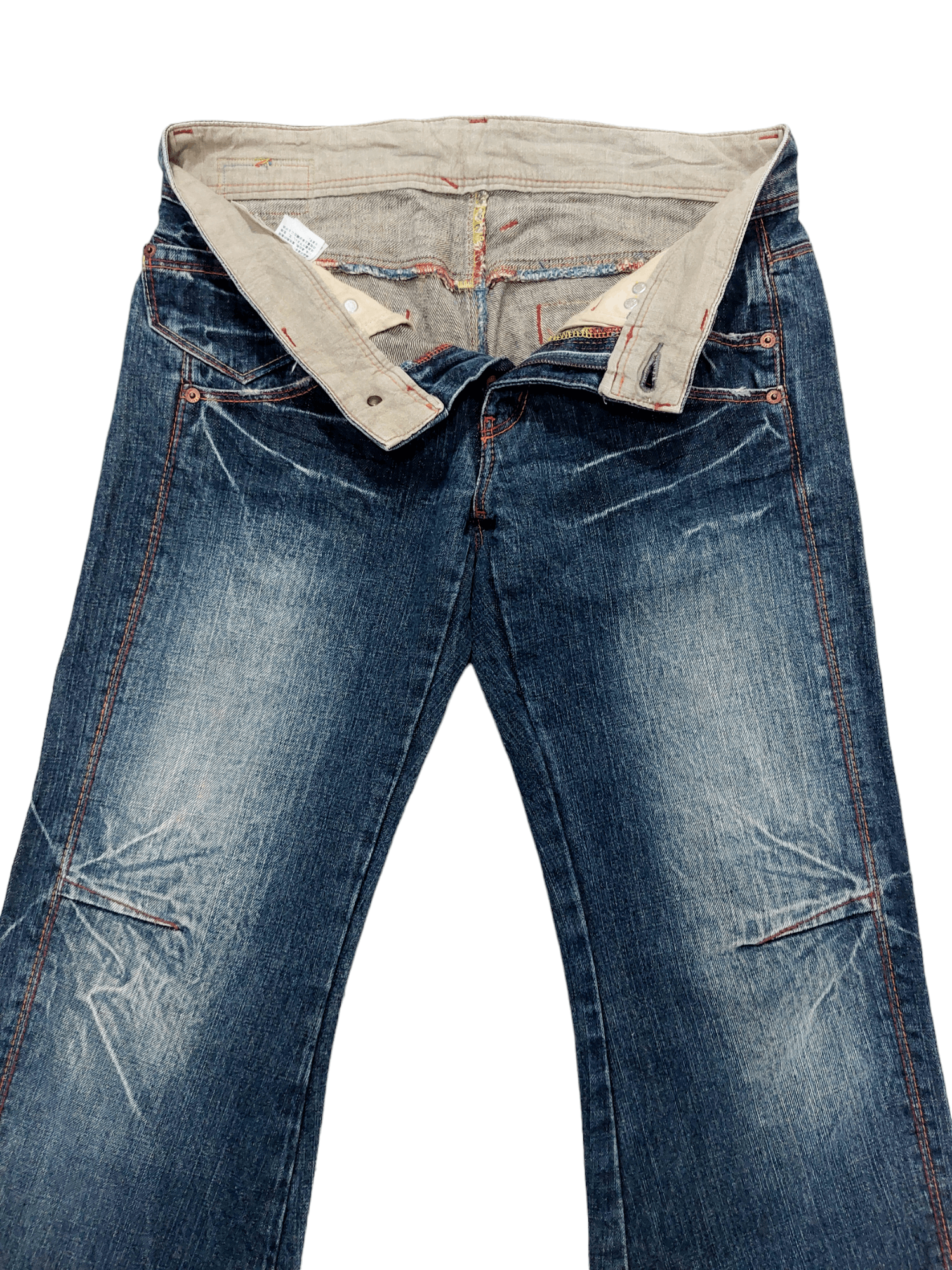 Japanese Brand × Vintage SUPER FLARE💥 Et Boite Japanese Wide Leg Flare Denim Size US 32 / EU 48 - 9 Thumbnail