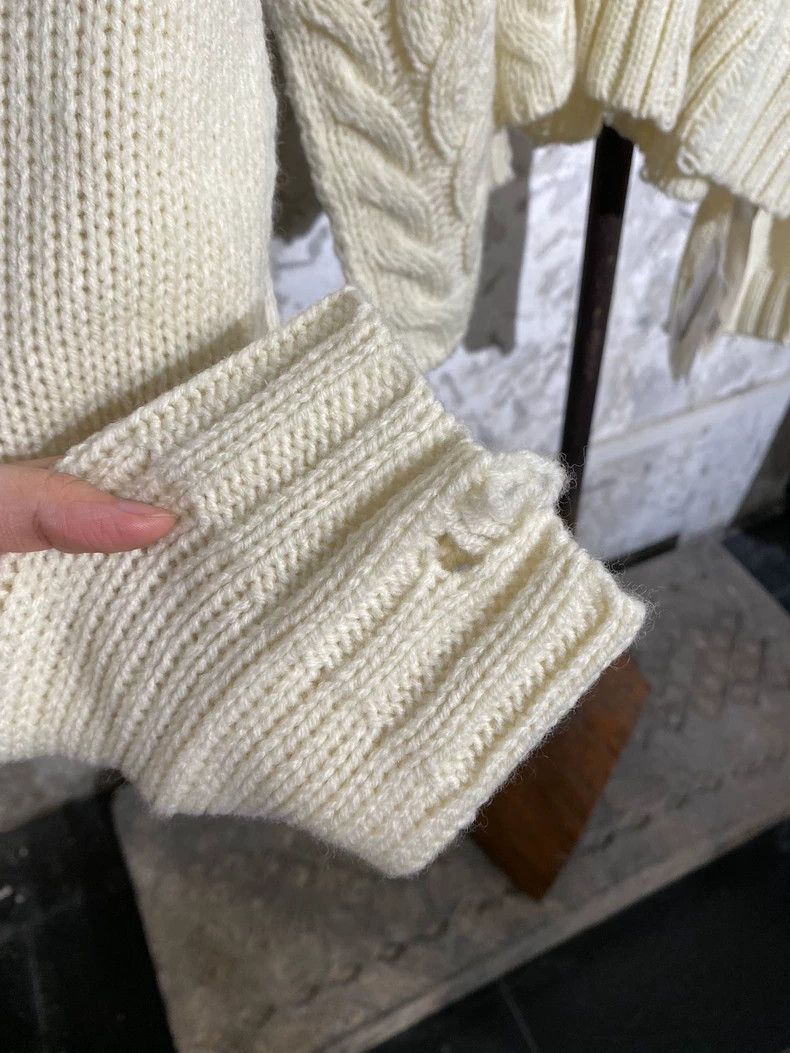 Y's Y's Beige Disruptive Sweater Size XS / US 0-2 / IT 36-38 - 6 Thumbnail