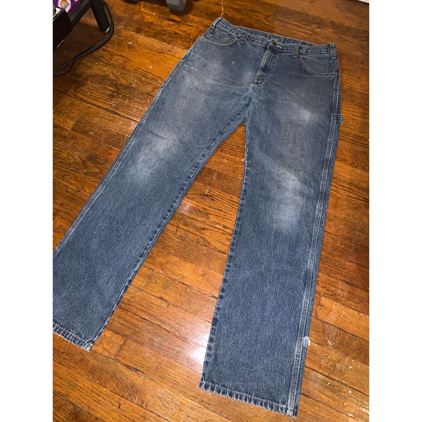 Dickies Dickies Jeans 34x34 Dark Wash Straight Leg Regular Fit Denim Size US 34 / EU 50 - 6 Thumbnail