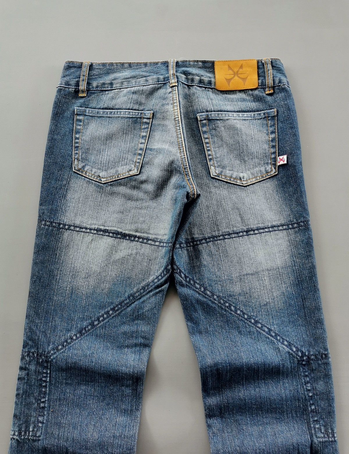 Vintage Bootcut Flared Hornee Kevlar Motorcycle Jeans Size US 31 - 7 Thumbnail