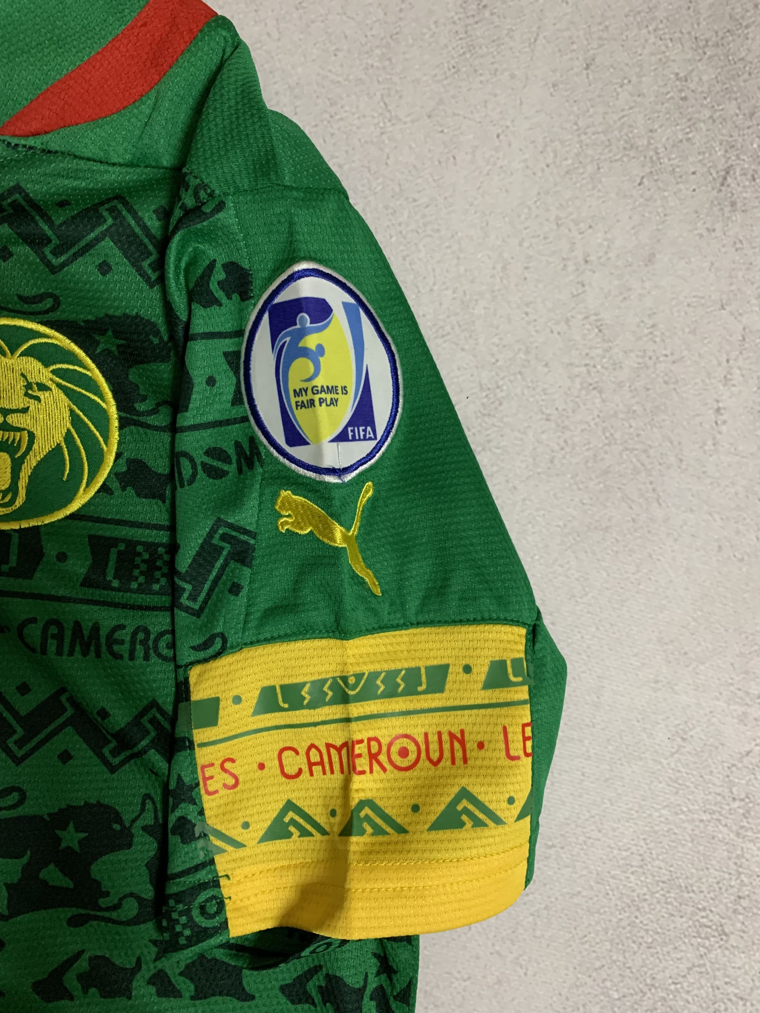 Puma × Vintage Cameroun Jersey 2014 Fifa World Cup Puma T Shirt Rare Size US S / EU 44-46 / 1 - 10 Thumbnail