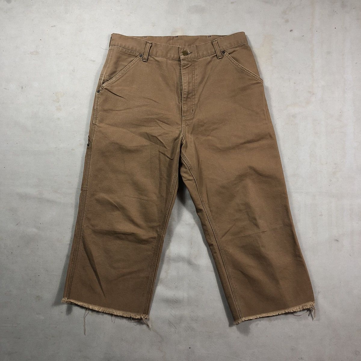 Carhartt × Vintage Carhartt OG Single Knee Cropped Pants Size US 33 - 2 Thumbnail