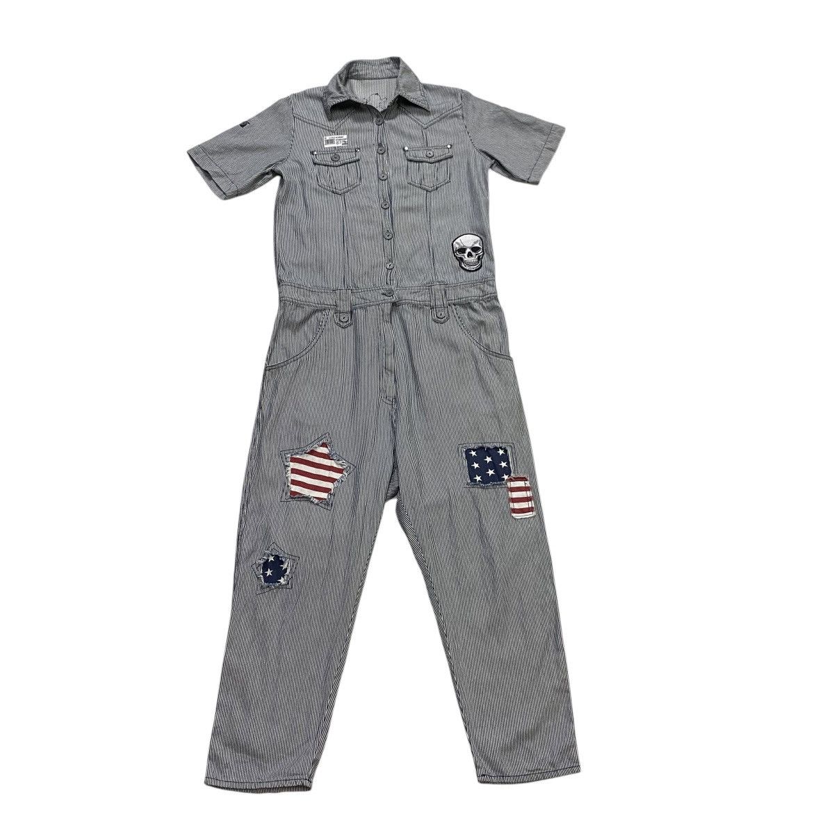 Japanese Brand CTPO Market hickori coverall patchwork Size M / US 6-8 / IT 42-44 - 1 Thumbnail