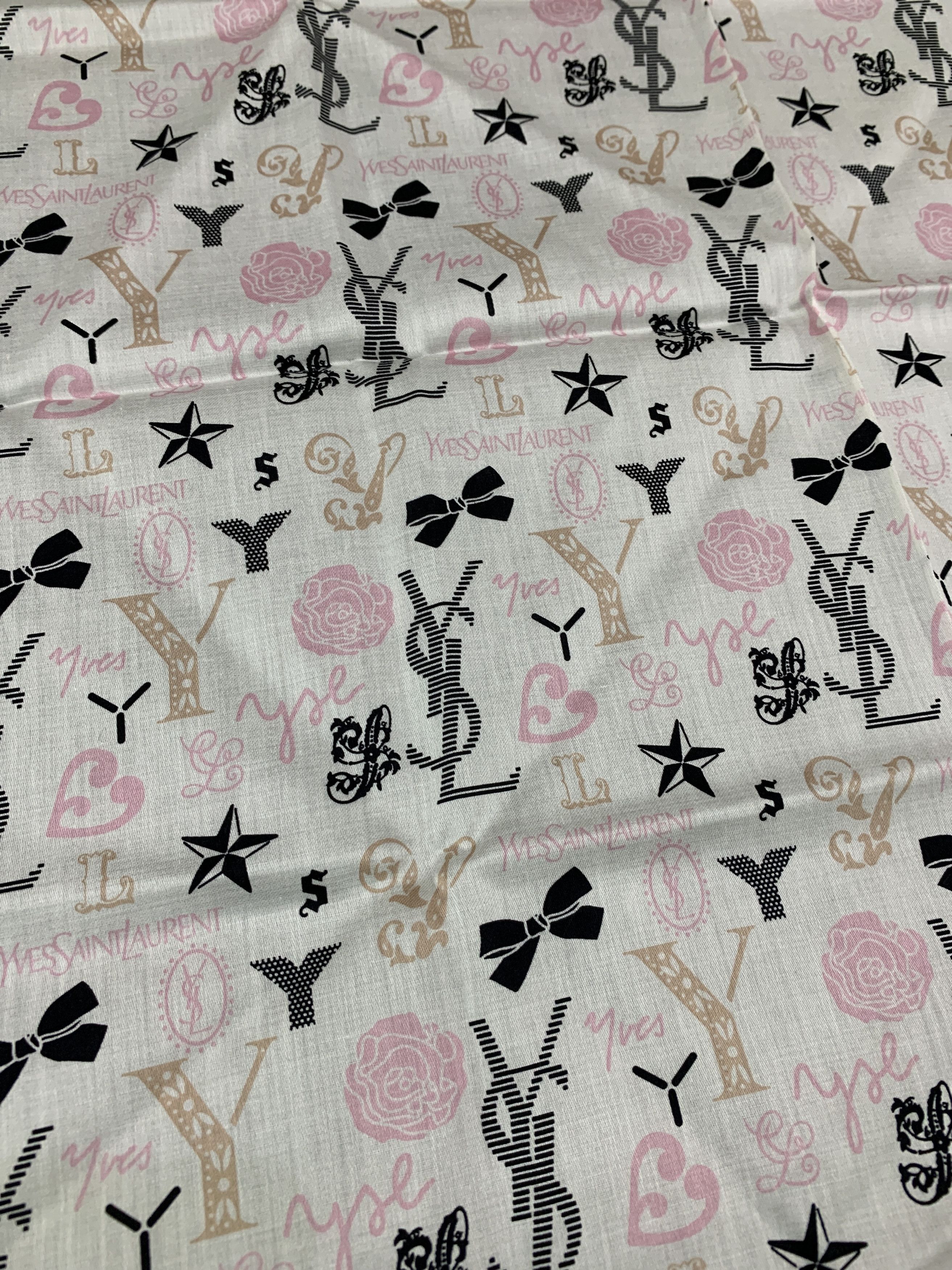 Yves Saint Laurent Yves Saint Laurent Handkerchief / Neckerchief HKA1021 Size ONE SIZE - 3 Thumbnail