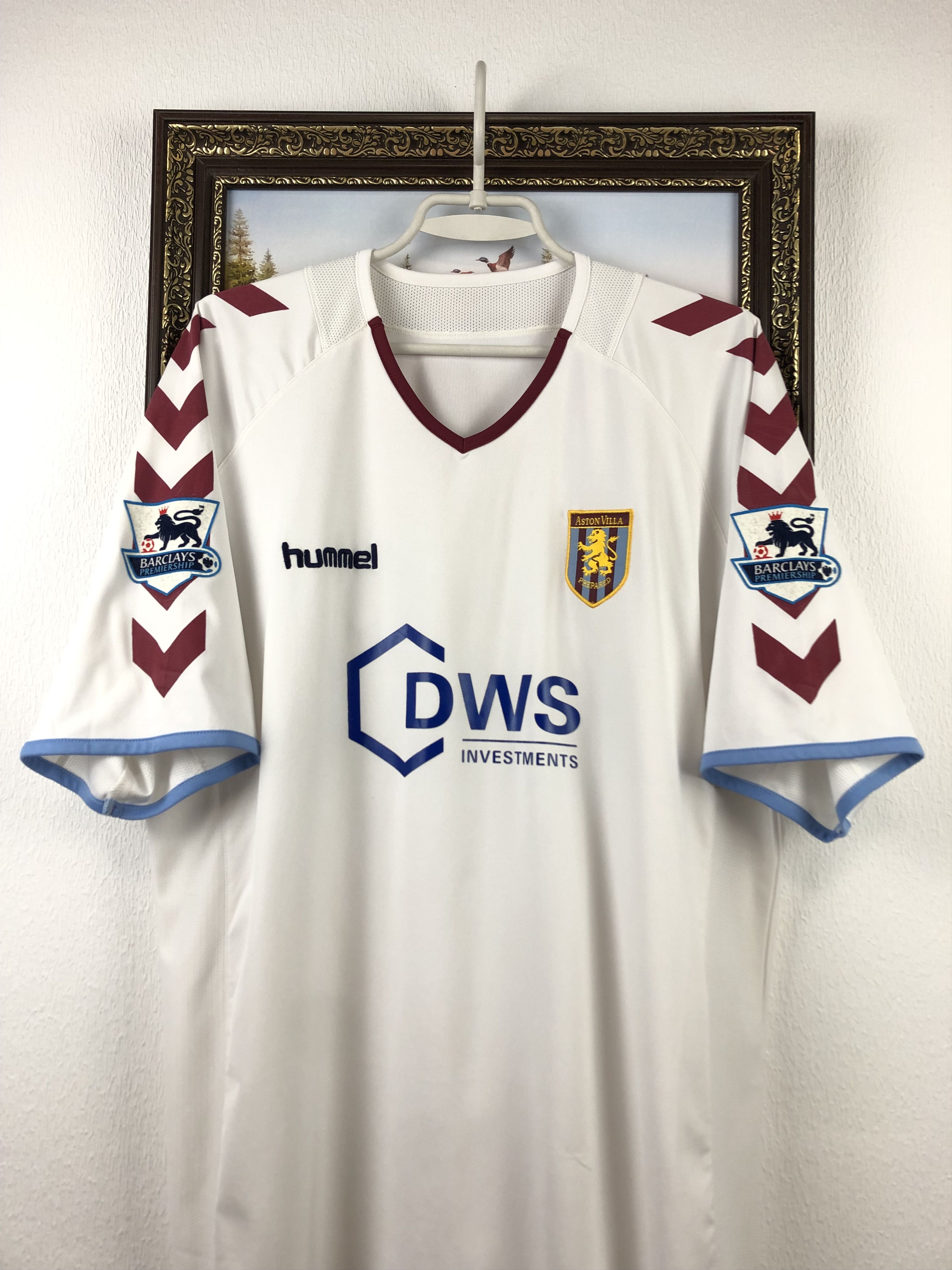 Vintage Aston Villa Away football shirt Soccer Jersey Tee Rare Hype Size US XXL / EU 58 / 5 - 2 Thumbnail