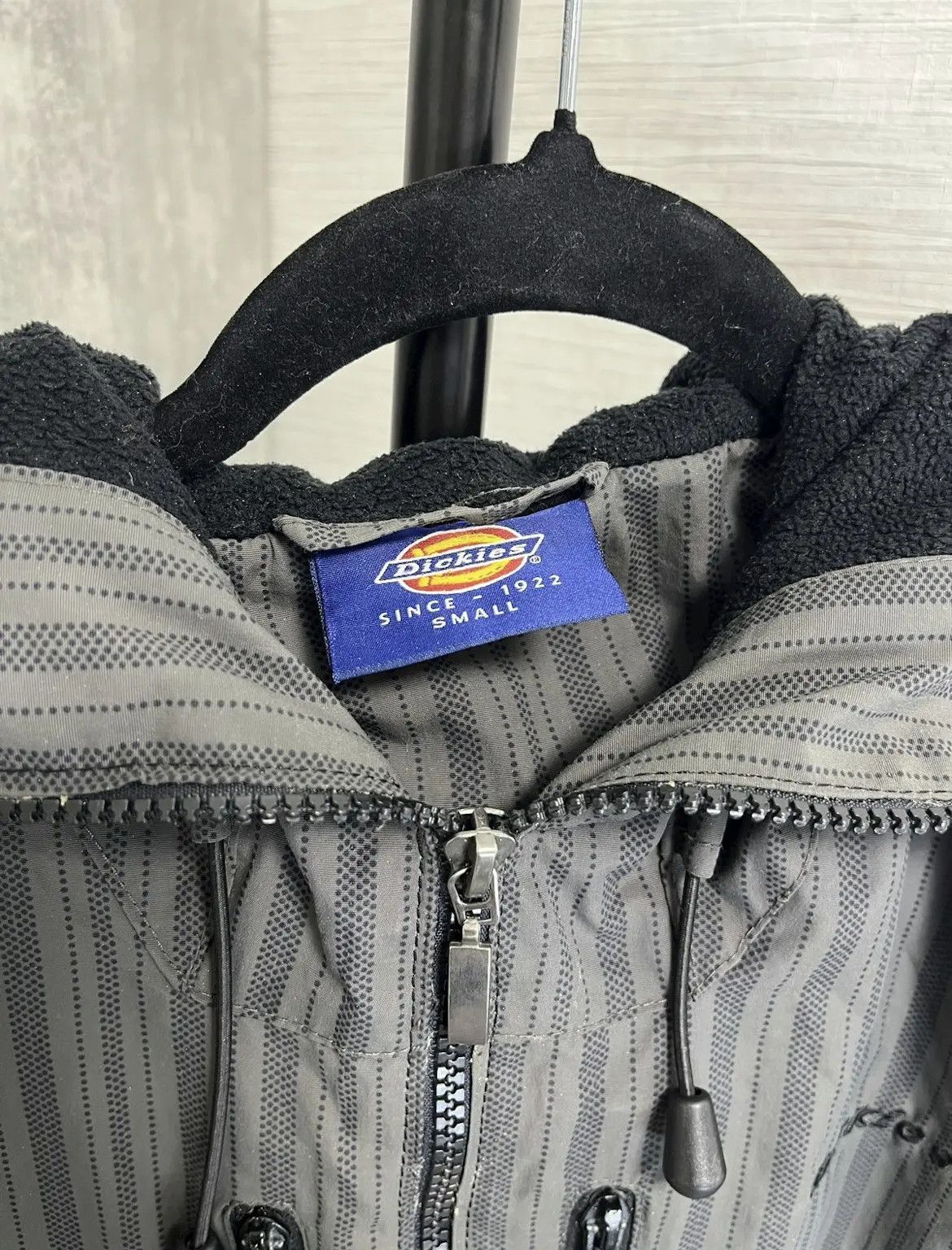 Dickies Vintage Dickies Hooded Jacket Small Full Zip Fleece Workwear Size US S / EU 44-46 / 1 - 4 Thumbnail