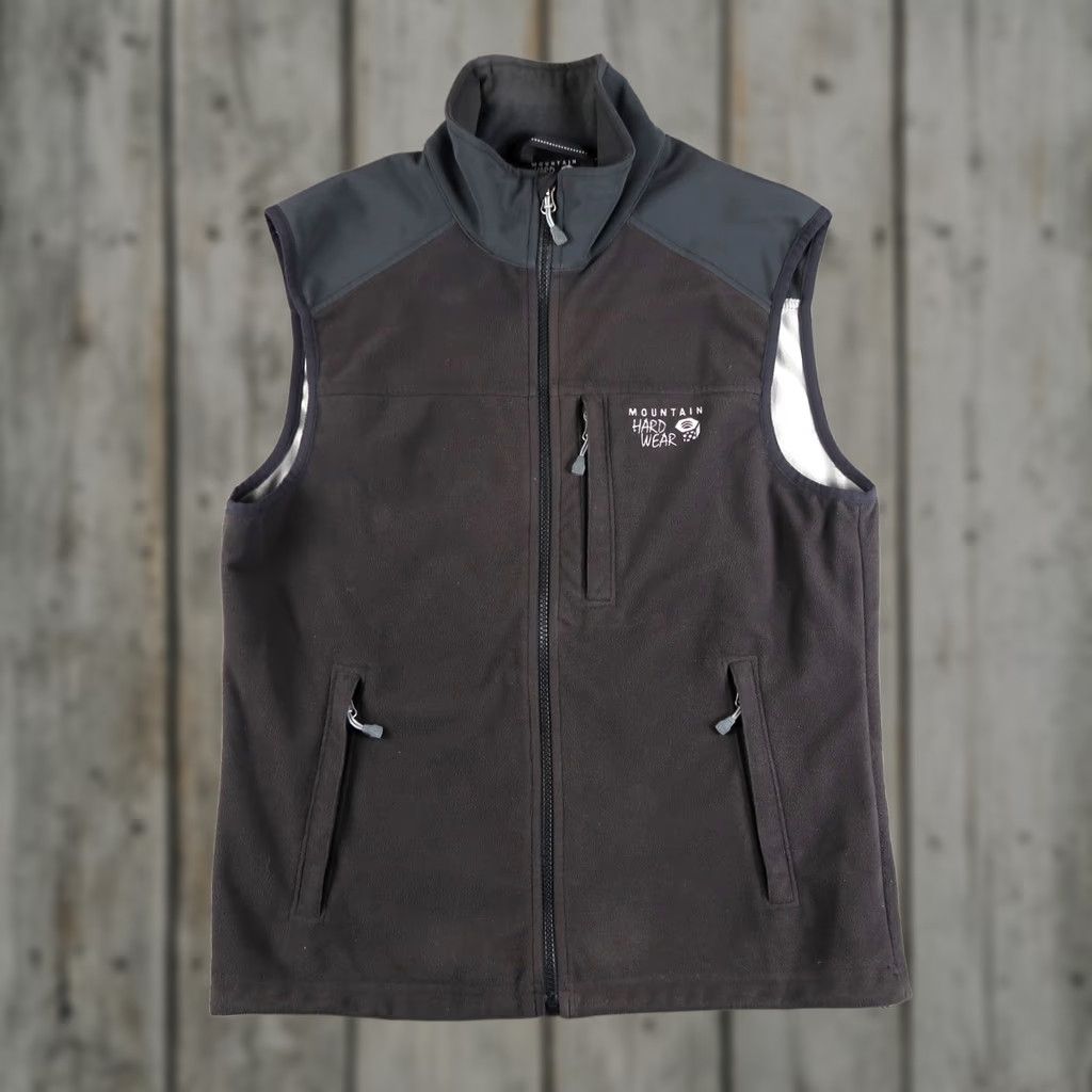 Mountain Hardwear Mountain Hardwear Vest Mens M Black Fleece Full Zip Pockets Outdoor Size US M / EU 48-50 / 2 - 1 Thumbnail