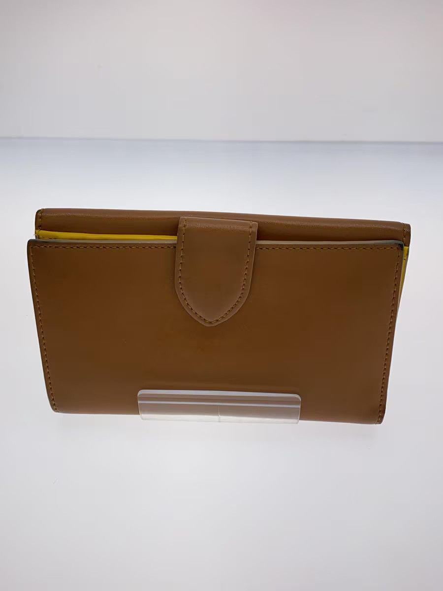 Fendi Fendi Visorway Leather Bi-Fold Wallet Camel Size ONE SIZE - 2 Thumbnail