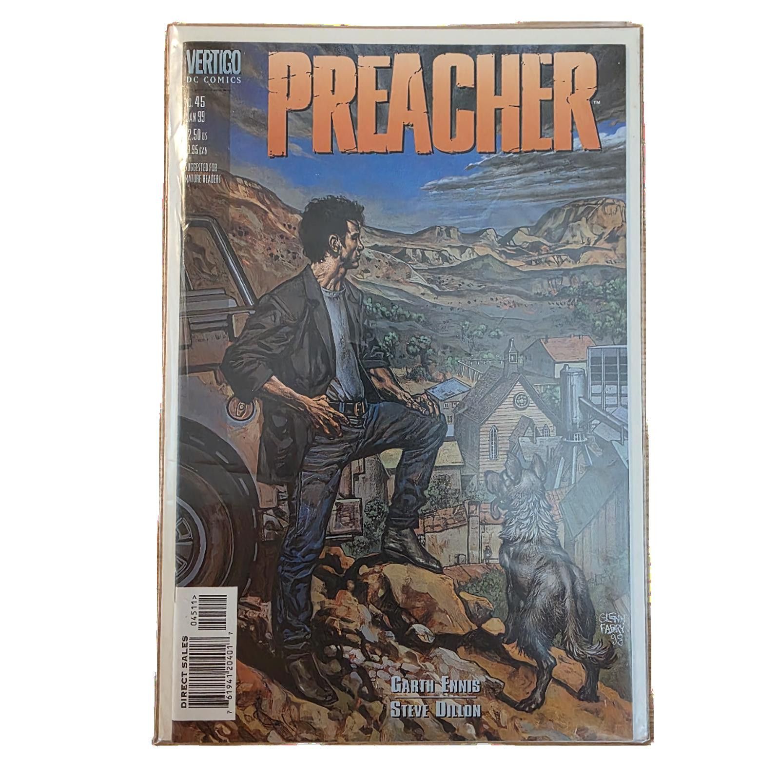 DC Comics Preacher #45 (1999) DC Vertigo NM (c) Size ONE SIZE - 3 Thumbnail