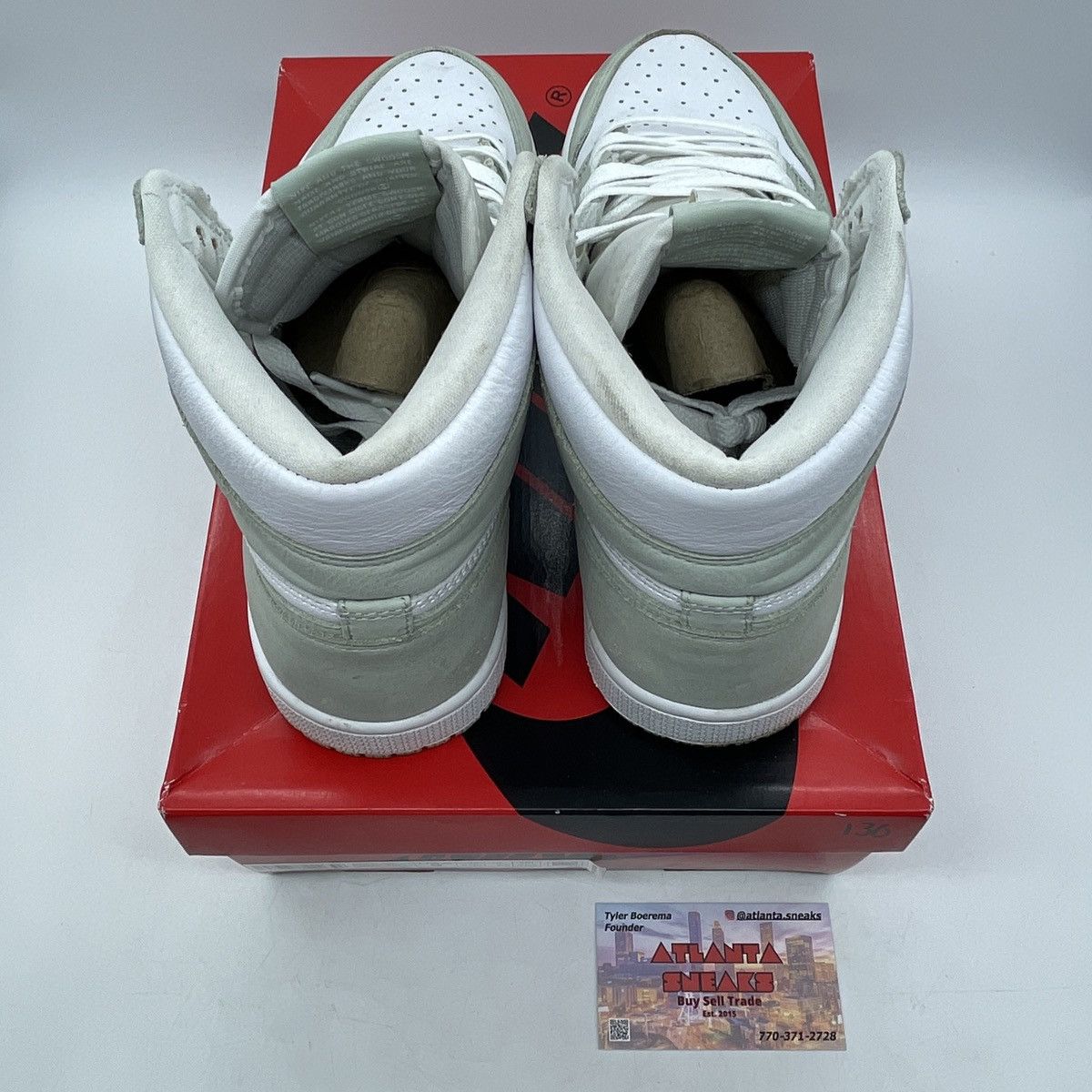 Jordan Brand Air Jordan 1 high seafoam Size US 9 / IT 39 - 6 Thumbnail