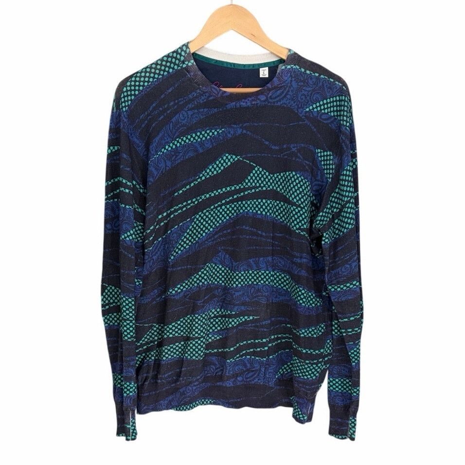 Robert Graham Robert Graham Carmelite Lightweight Knit Sweater Large Size US L / EU 52-54 / 3 - 1 Thumbnail