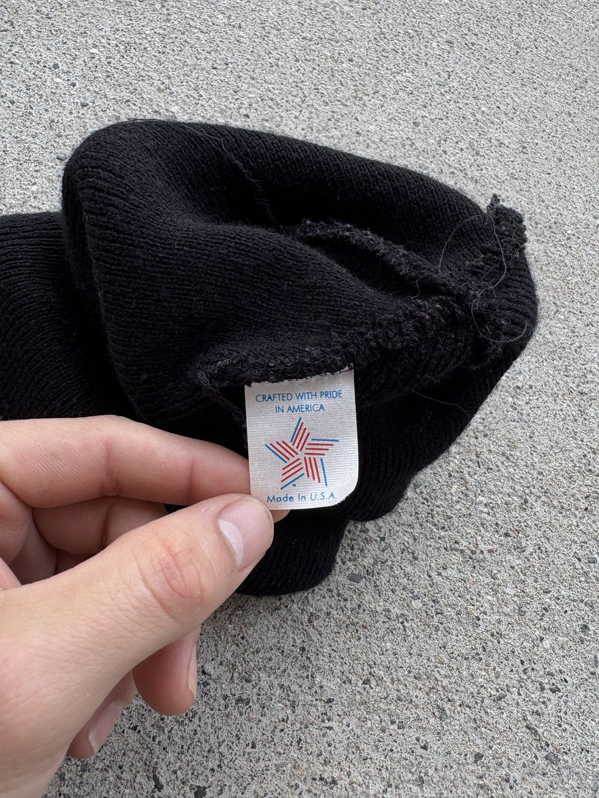 Vintage Vintage 2000s Y2K U.S.C. Embroidered Black Snow/Ski Beanie Size ONE SIZE - 4 Thumbnail