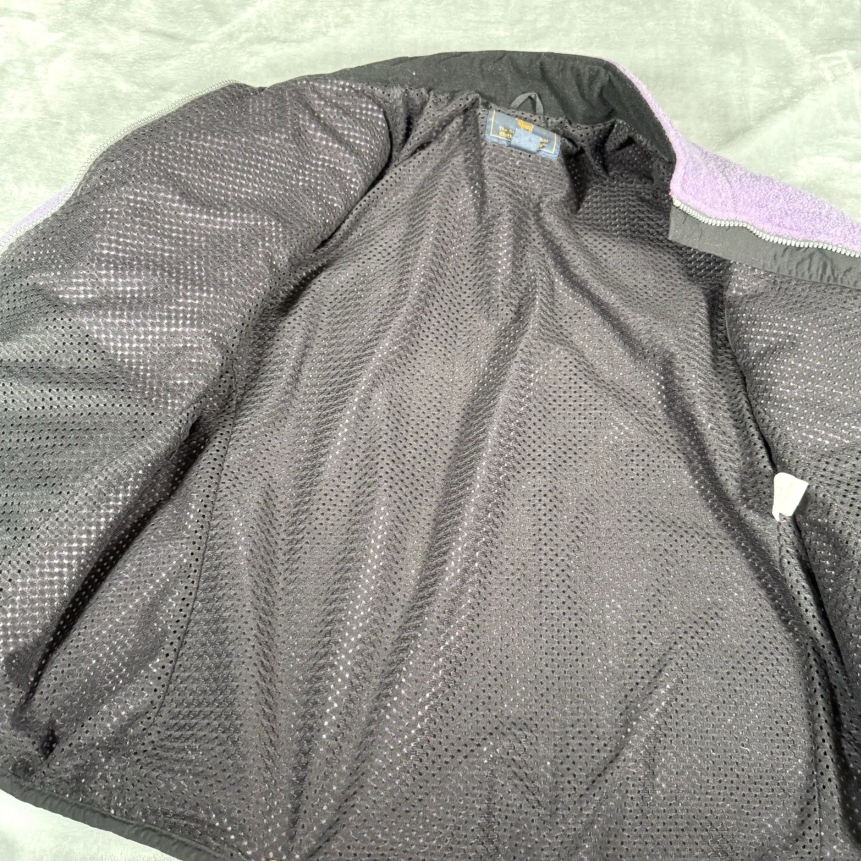 Vintage VINTAGE Woolrich Jacket Womens XL Purple Fleece Full Zip Technowool Size XL / US 12-14 / IT 48-50 - 6 Thumbnail