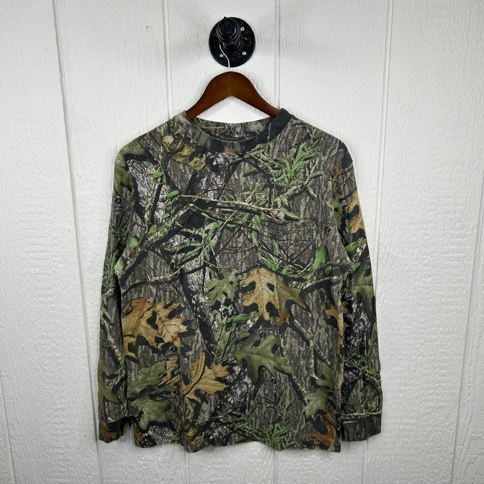 Jerzees Vintage 90’s Forest Camo Jerzees Longsleeve Tee Size Large Size US L / EU 52-54 / 3 - 1 Thumbnail