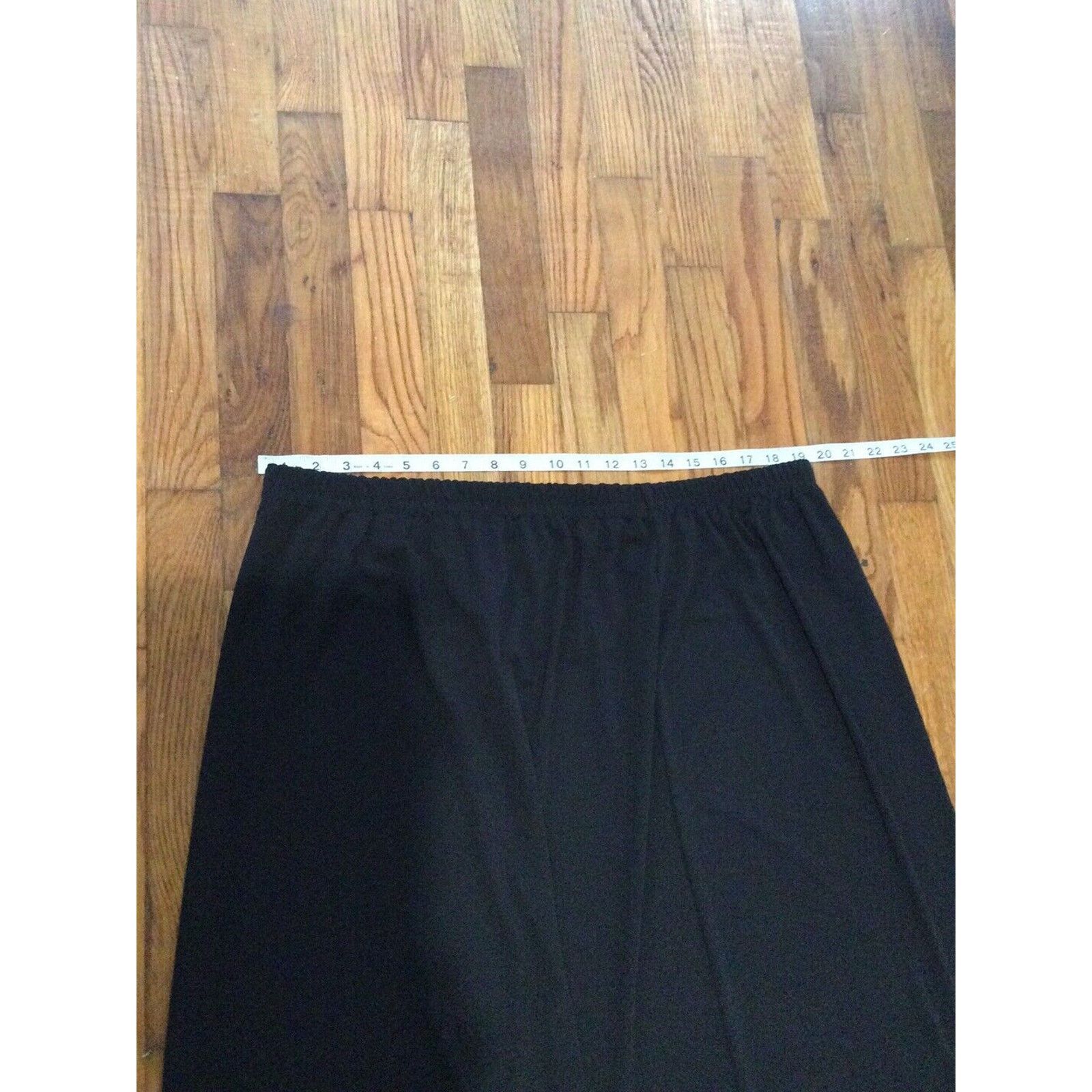 Other N Touch Elastic Waist Pleated A Line Black Skirt Sz 3X Size 38" / US 16 / IT 52 - 13 Thumbnail