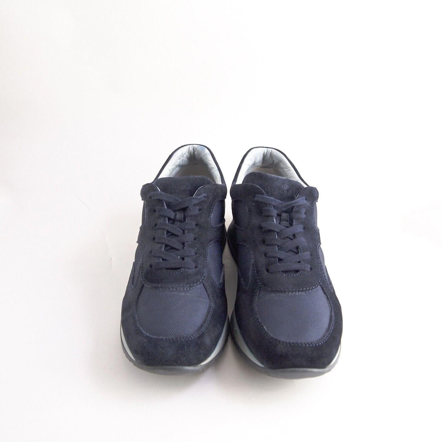 Hogan Hogan Sneakers Blue Canvas Suede Mens US 10 EU 43 Size US 10 / EU 43 - 3 Thumbnail