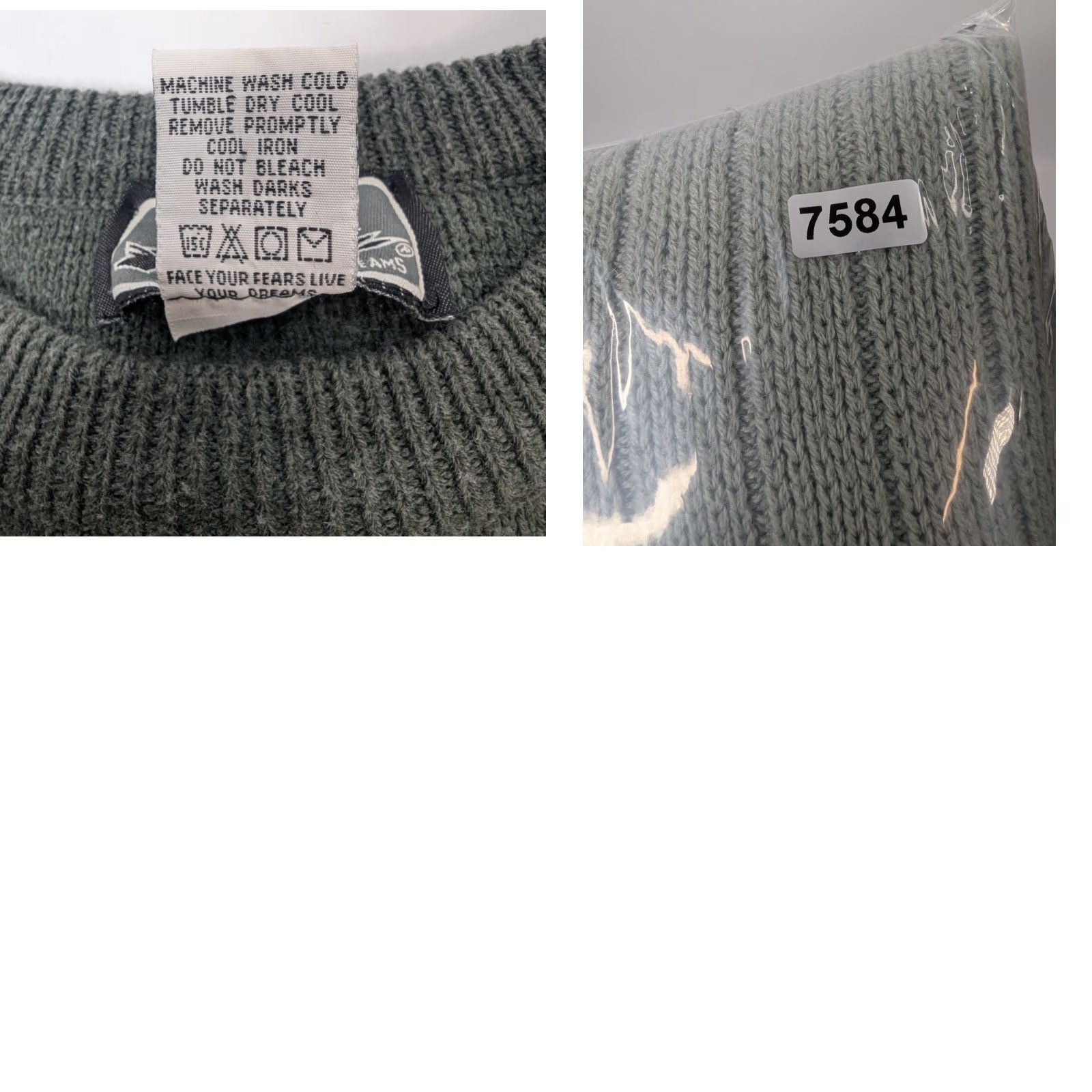 No Fear VINTAGE No Fear Sweater Shirt Long Sleeve Crewneck Olive Green 90s Y2K Men L Size US L / EU 52-54 / 3 - 8 Thumbnail