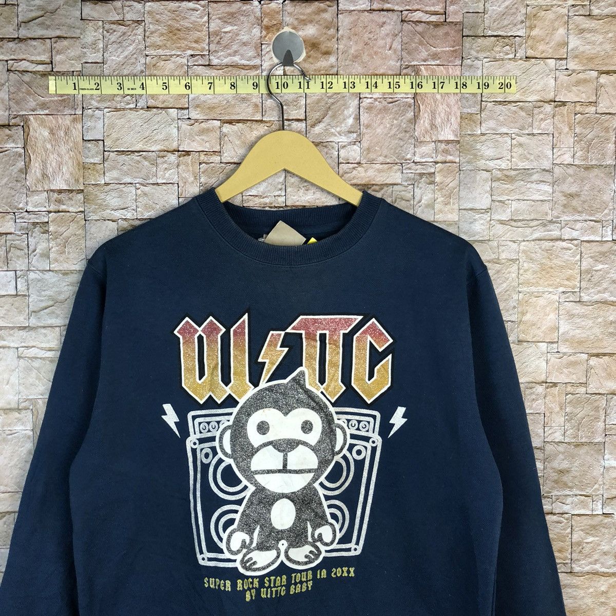 Band Tees Super rockstar tour by Uitty Baby japan Sweatshirt #A495 Size US S / EU 44-46 / 1 - 2 Thumbnail