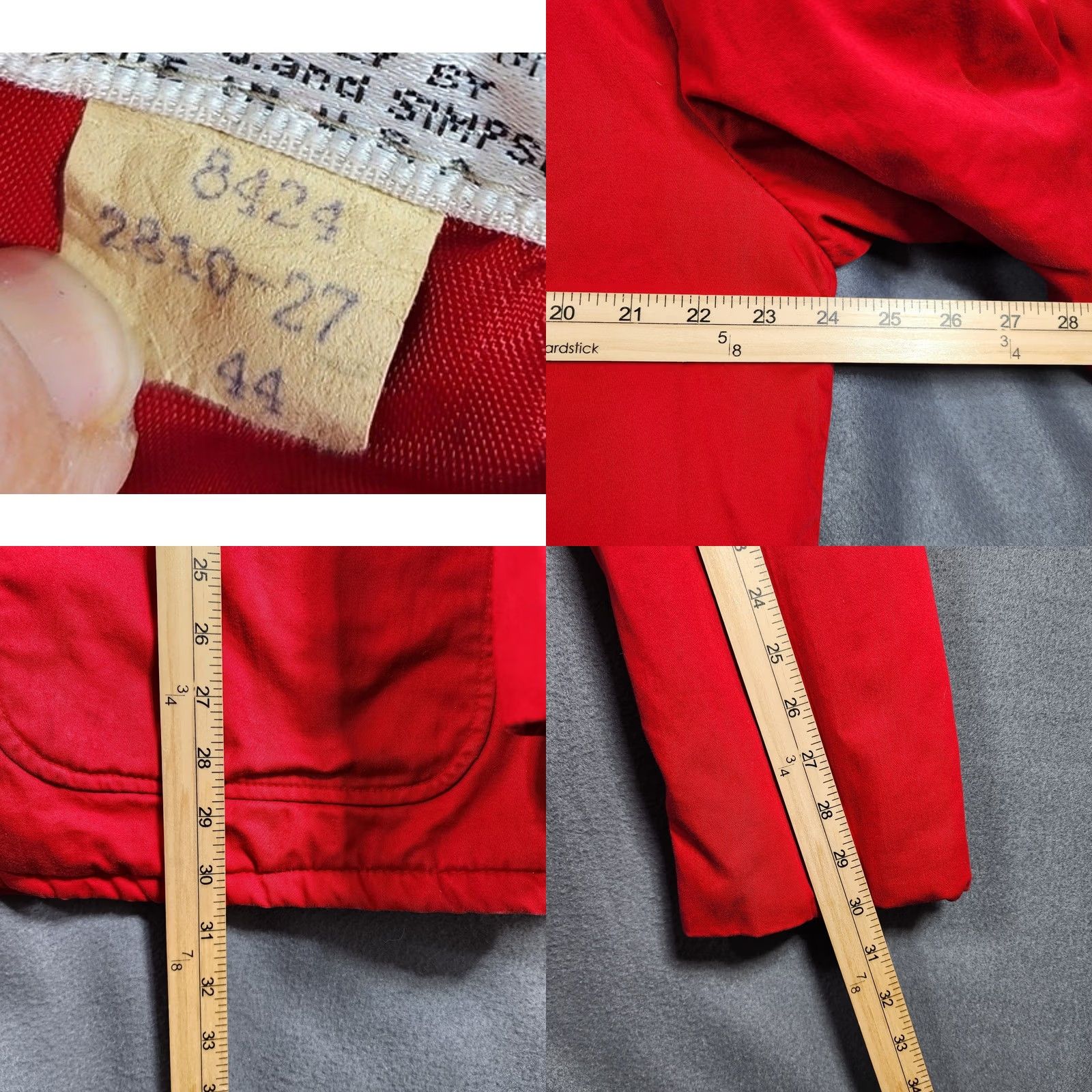 Vintage VINTAGE 60s Ted Williams Sears Red Coat Mens Hunting Overcoat 60s Sz 44 Quilted Lining Patch Canvas Zip Size US S / EU 44-46 / 1 - 8 Thumbnail