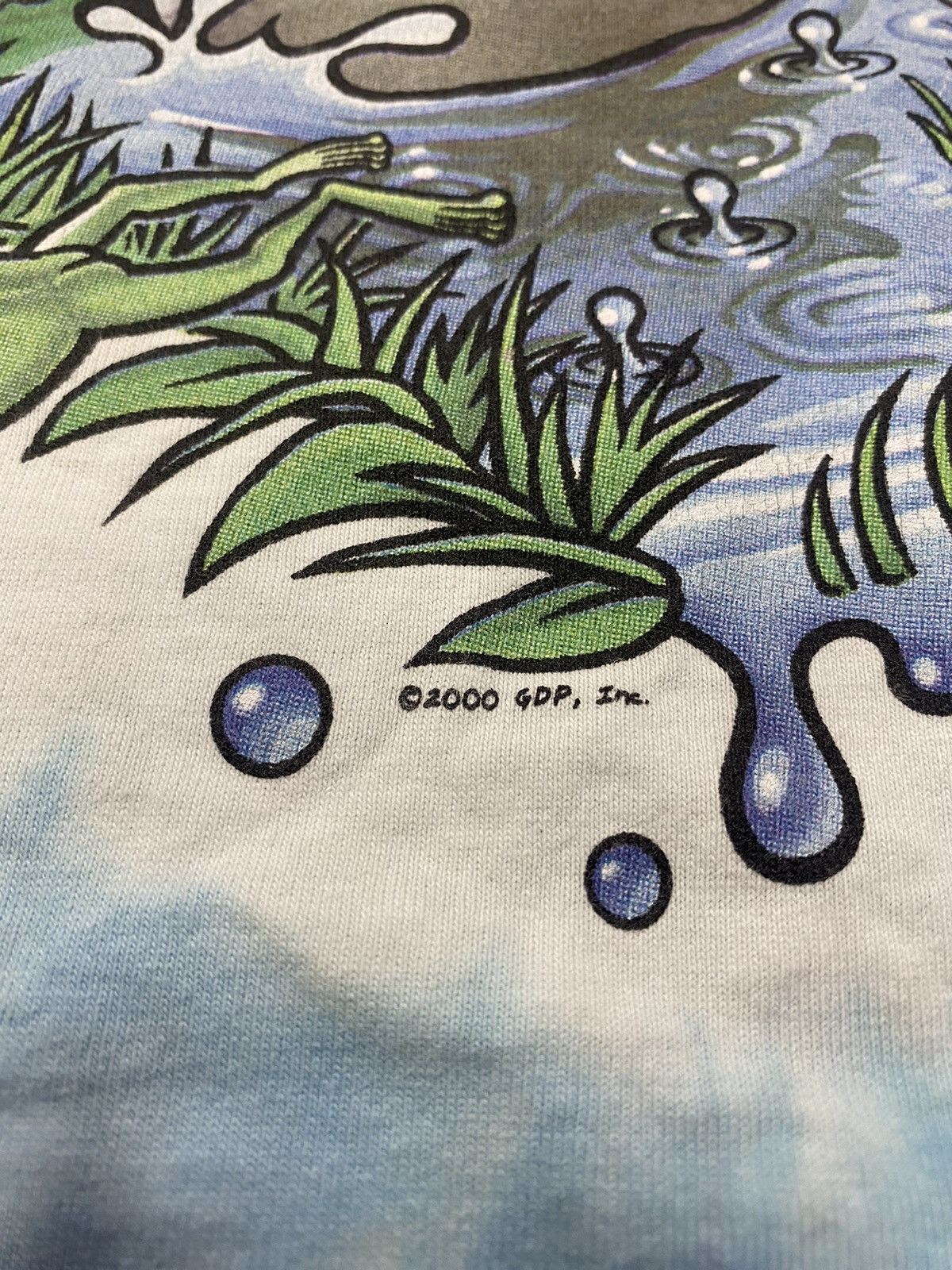 Grateful Dead × Liquid Blue × Vintage Vtg Liquid Blue Grateful Dead vintage rock tie-dye shirt Size US L / EU 52-54 / 3 - 5 Thumbnail