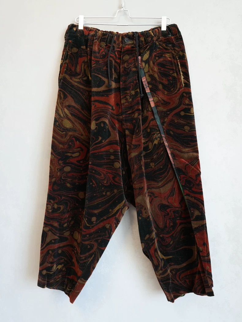 Yohji Yamamoto Yohji Yamamoto Yohji Yamamoto Velvet Style Pants-2507 Size US 30 / EU 46 - 1 Thumbnail