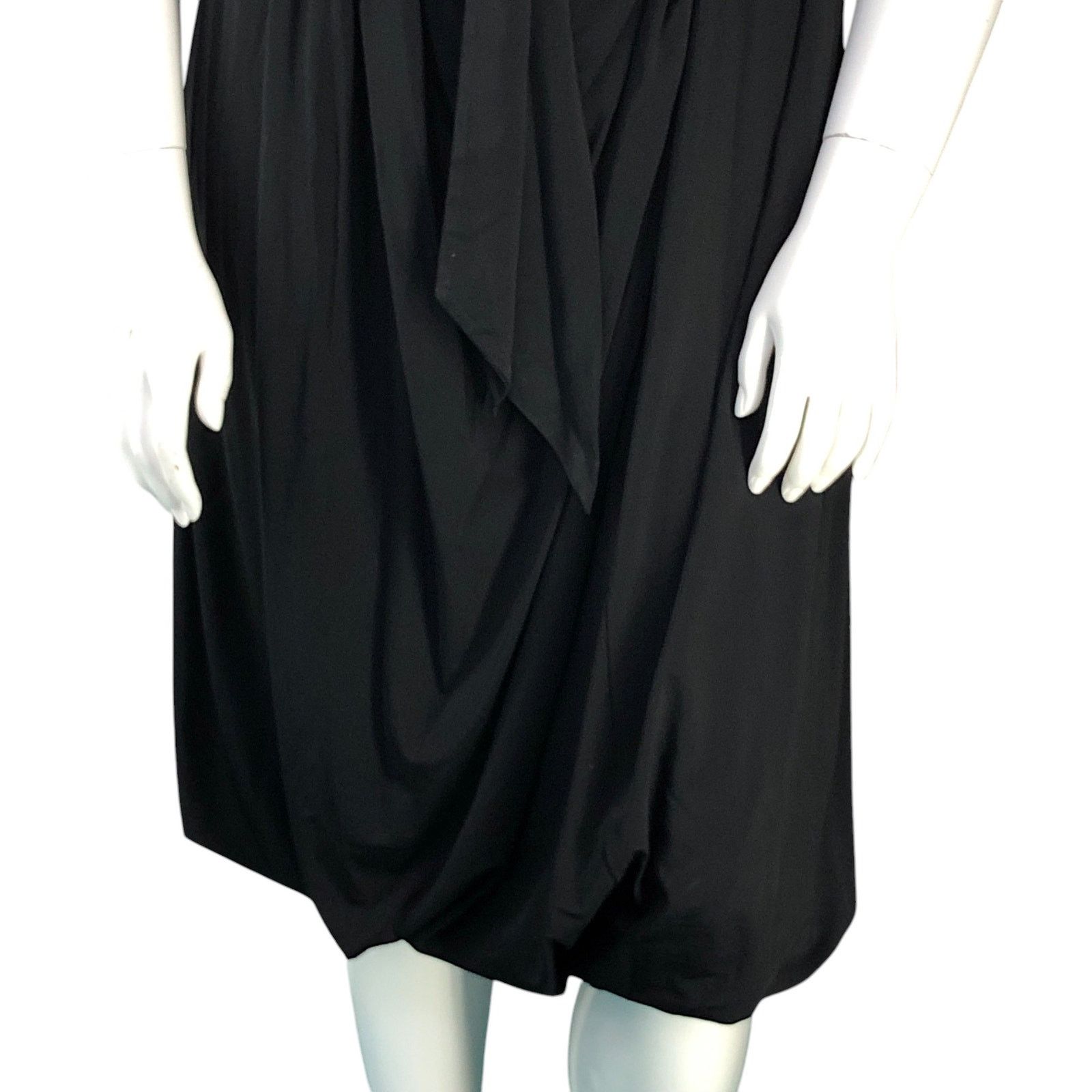 Lafayette 148 Lafayette 148 Size XL Dress Bubble Hem Scoop Neck Stretch Size XL / US 12-14 / IT 48-50 - 3 Thumbnail