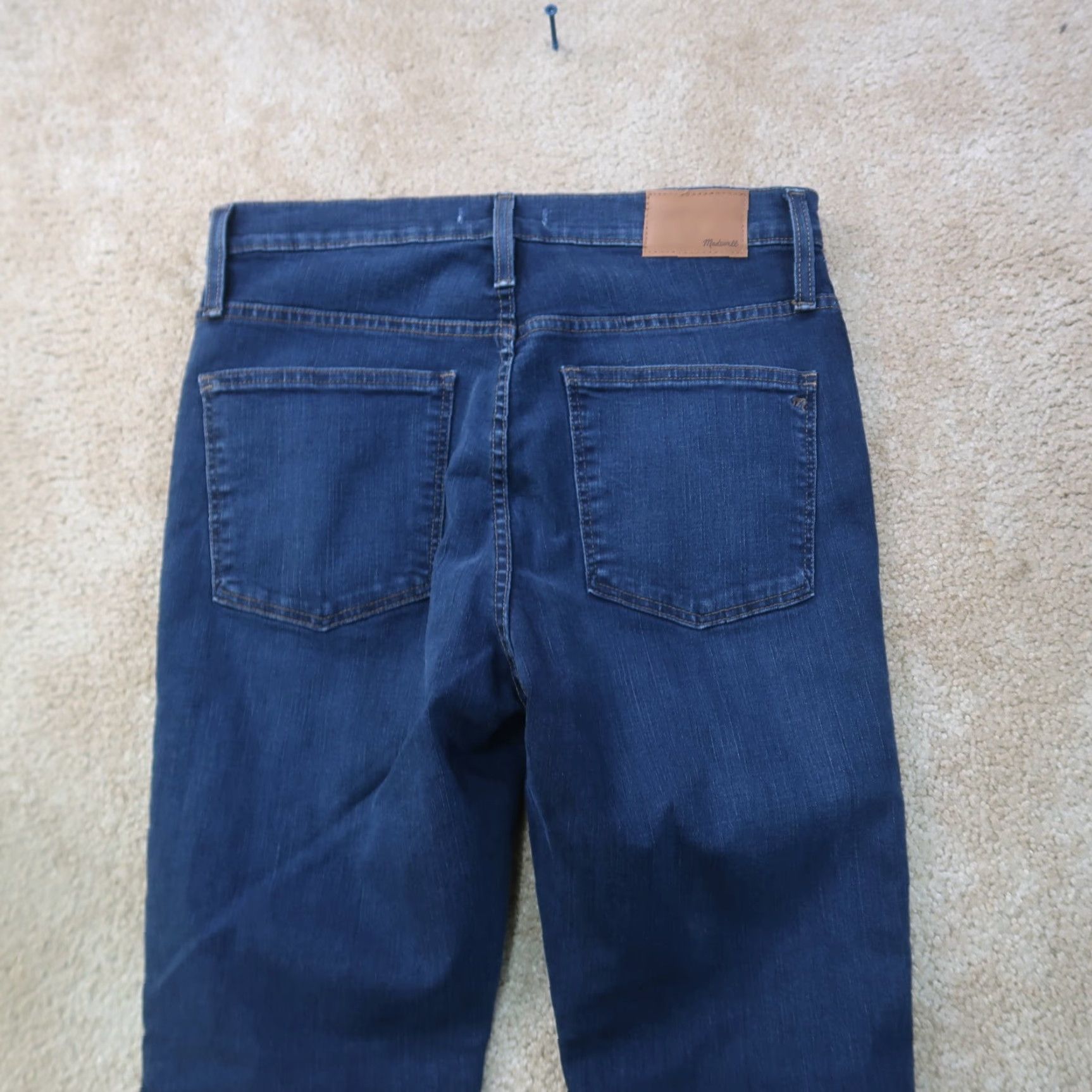 Madewell Madewell Jeans Women's 30 Stretch Denim 10" High Rise Skinny Blue 5-Pocket Slim Regular Size Type Size 30" / US 8 / IT 44 - 6 Thumbnail