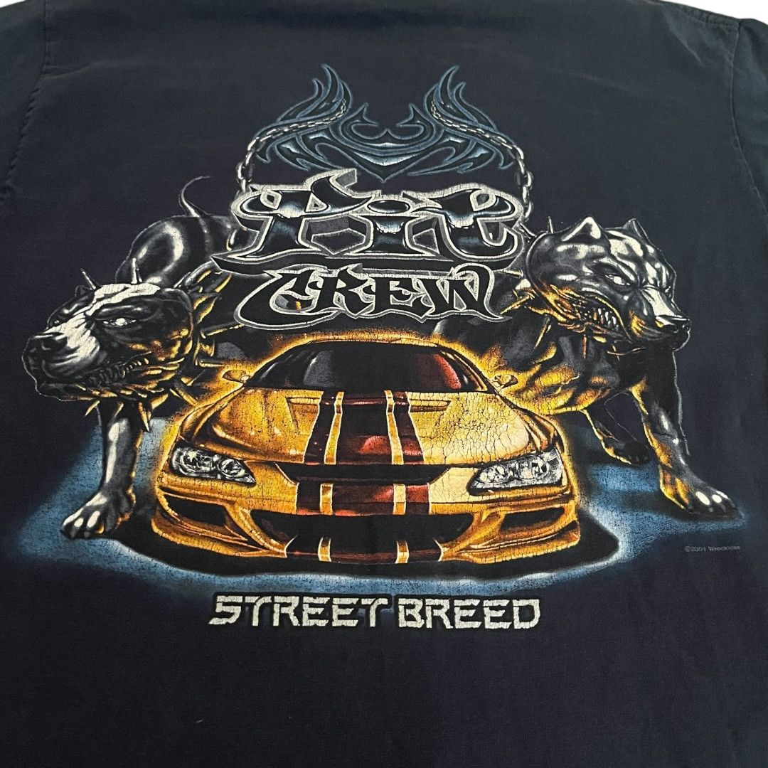 Vintage VINTAGE Y2K Pit Crew Street Breed T Shirt Size US L / EU 52-54 / 3 - 2 Thumbnail