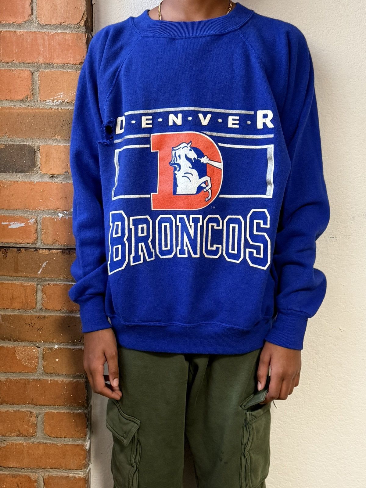 Vintage Vintage denver broncos crewneck Size US M / EU 48-50 / 2 - 1 Thumbnail
