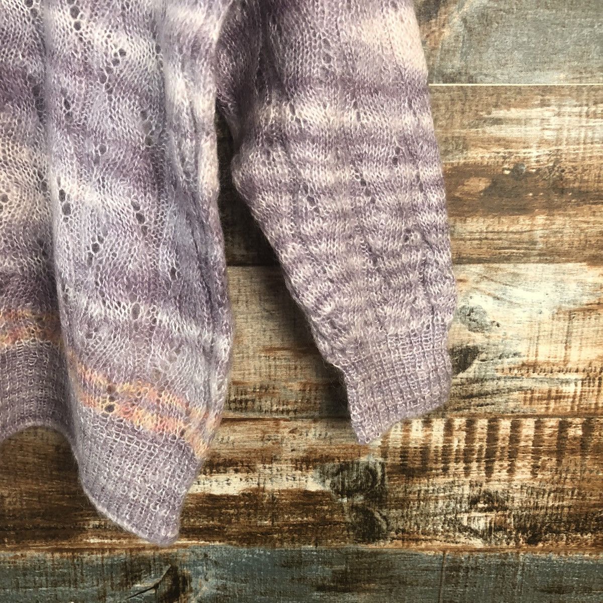 Homespun Knitwear × Japanese Brand Japanese Brand vintage Purple Knitwear #A2277 Size S / US 4 / IT 40 - 8 Thumbnail