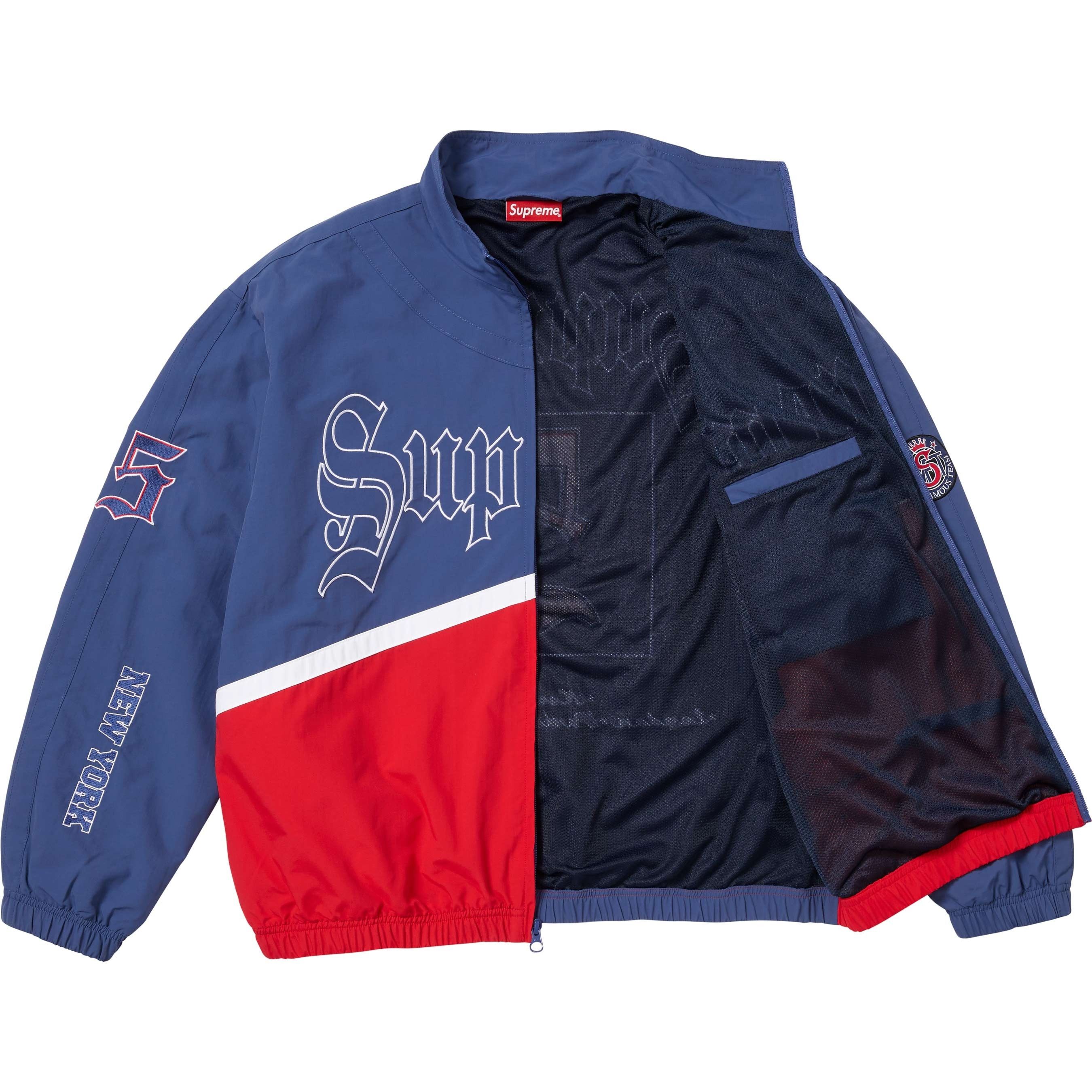 Supreme Supreme Old English Track Jacket Size US XL / EU 56 / 4 - 2 Thumbnail