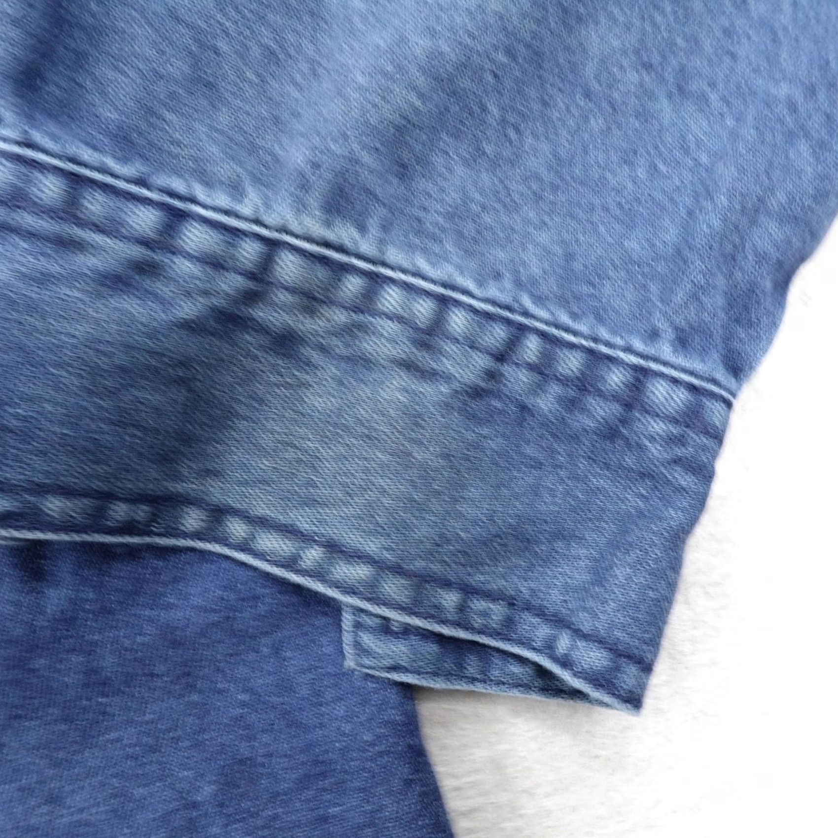 Levi's VINTAGE Levis Shirt Mens 2XL XXL Blue Denim Jean Button Up Utility Field 90s Size US XXL / EU 58 / 5 - 7 Thumbnail