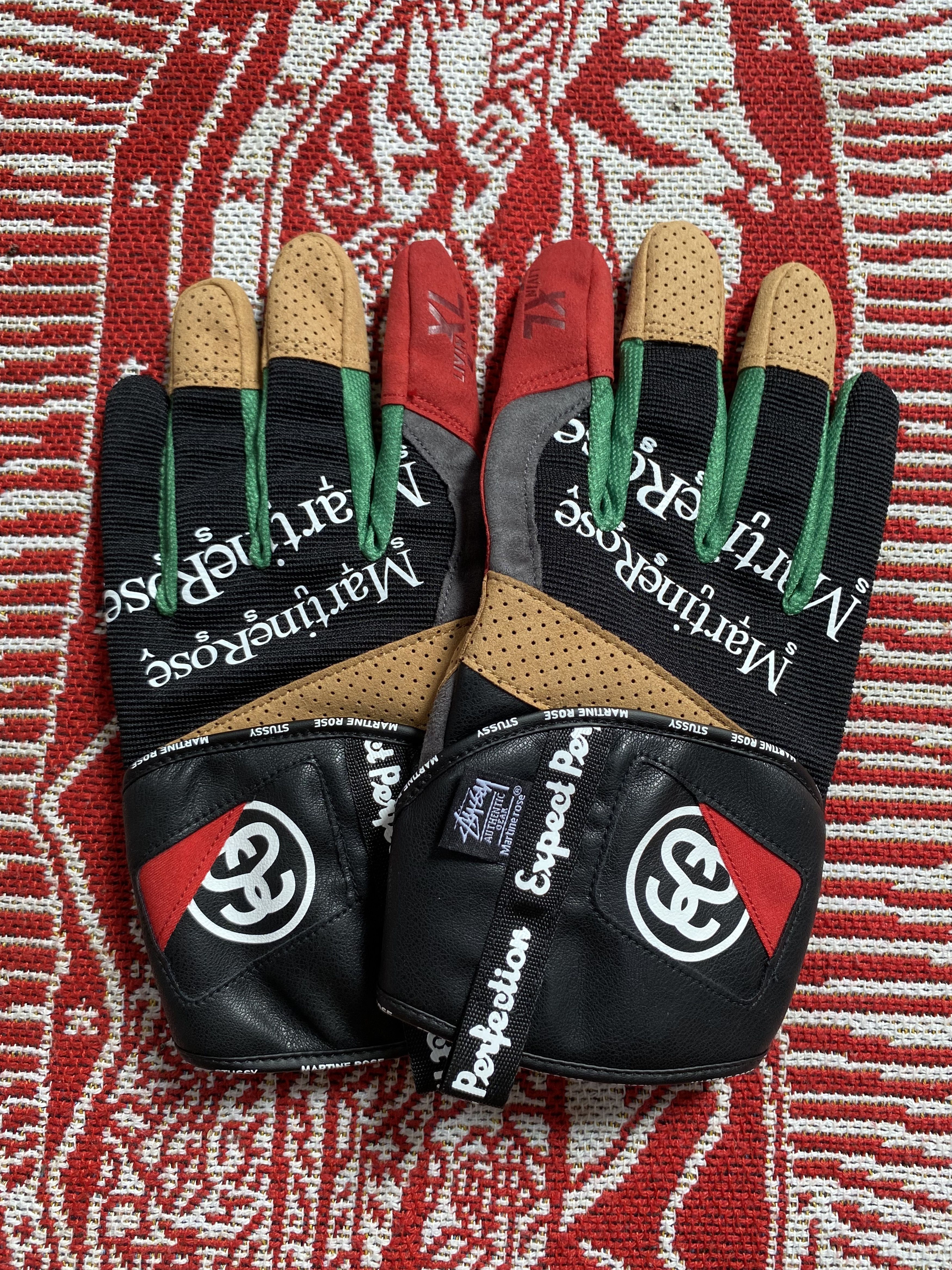 Stussy x Martine Rose Driving Gloves Multicolor