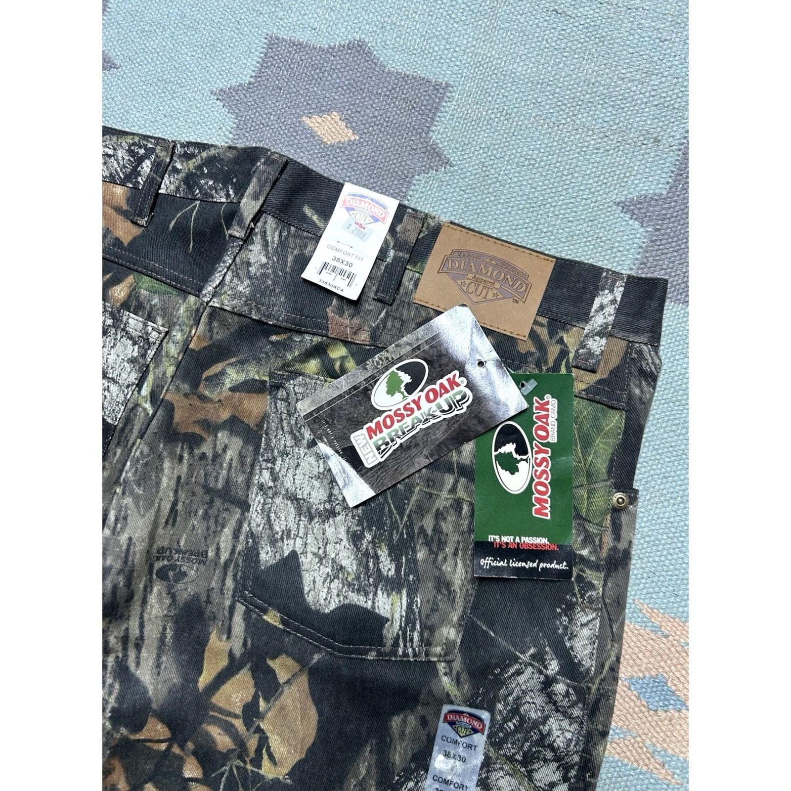 Vintage VINTAGE Diamond Jeans Mossy Oak Camo NWT DEADSTOCK Men 38x30 Straight Jeans Mens Size US 38 / EU 54 - 4 Thumbnail