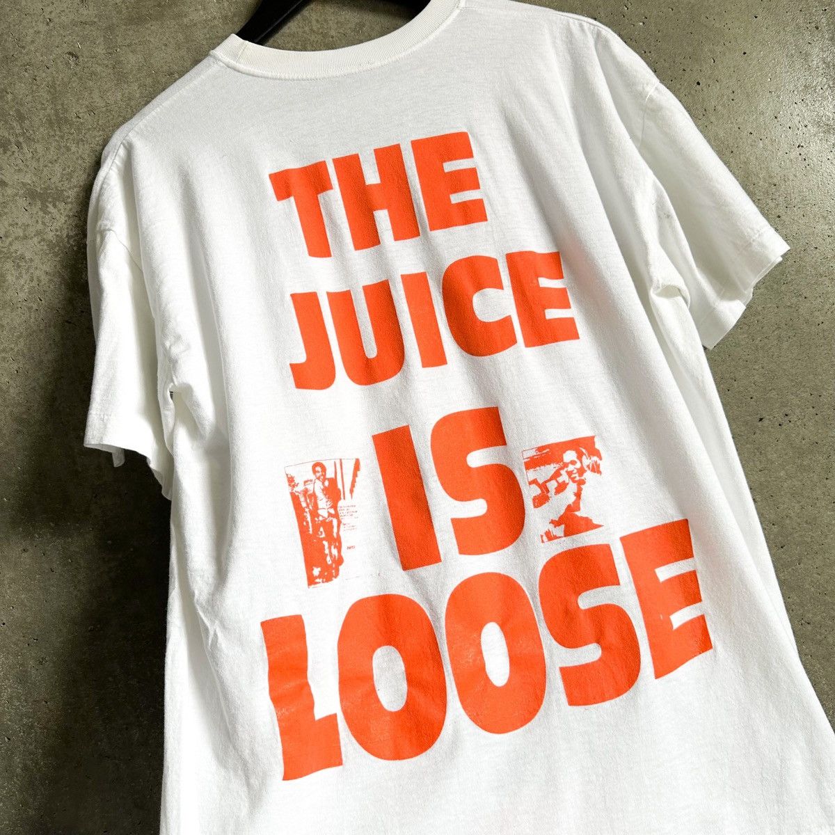 Vintage 90’s OJ Simpson “Don’t Squeeze The Juice” T-Shirt Size US L / EU 52-54 / 3 - 3 Thumbnail